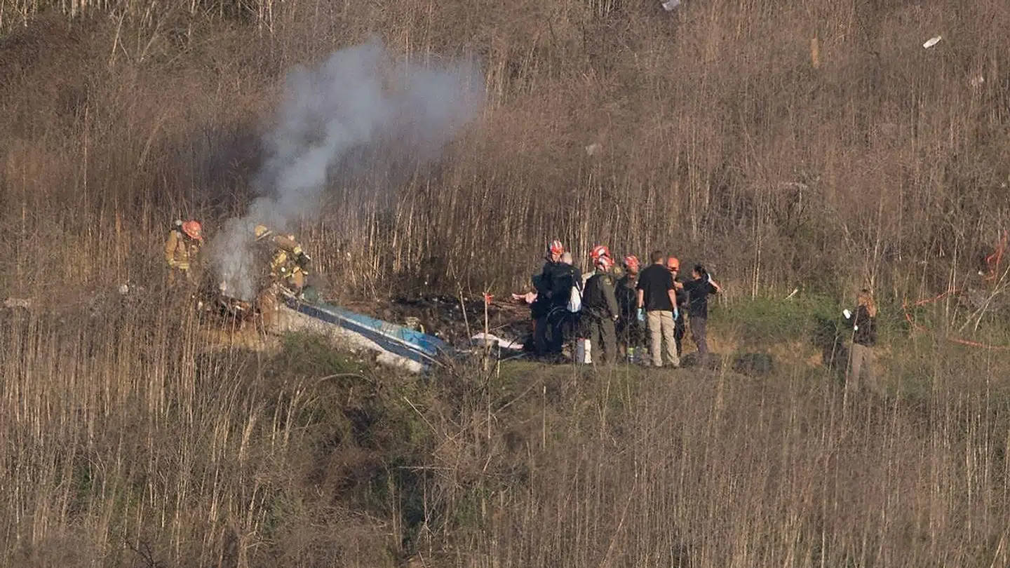 Redningspersonale på ulykkesstedet