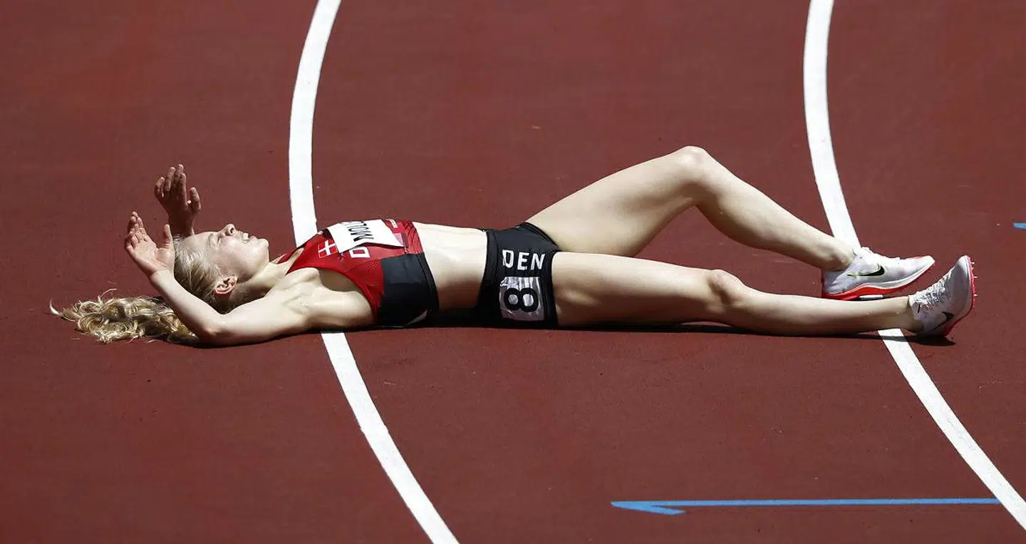Anna Emilie Møller under OL i Tokyo