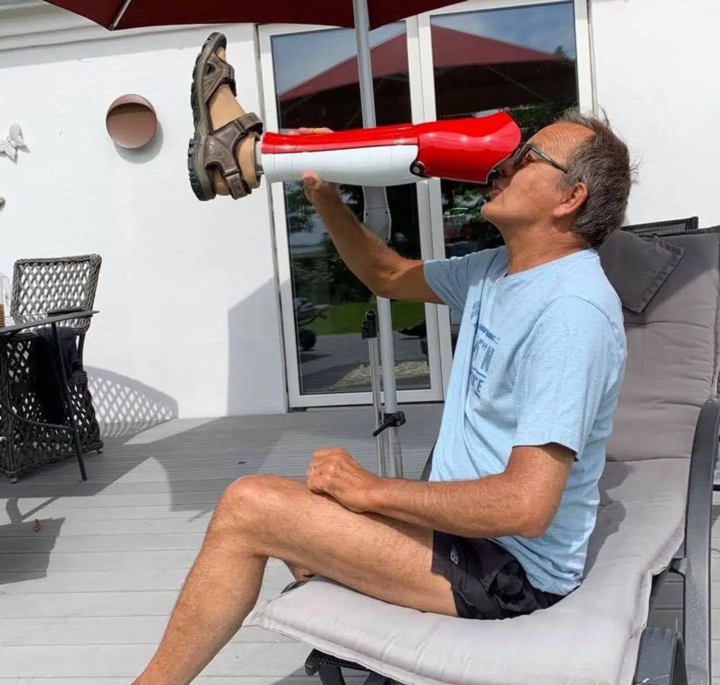 Protesen kan også bruges til meget andet end bare at gå med.