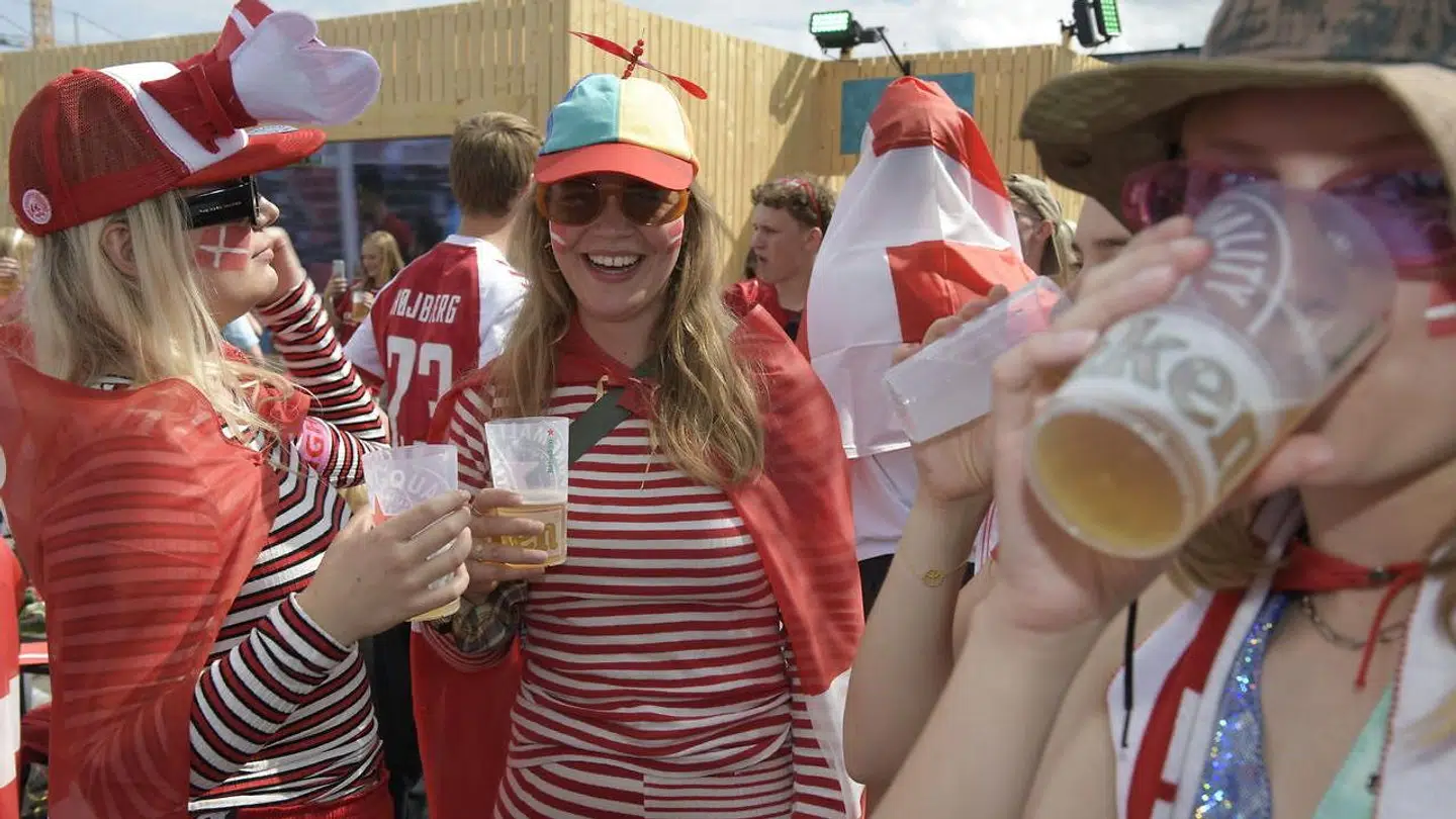 Ofelia Plads i København er et af mange steder, hvor Danmarks semifinale vises på storskærm. Arkivfoto.