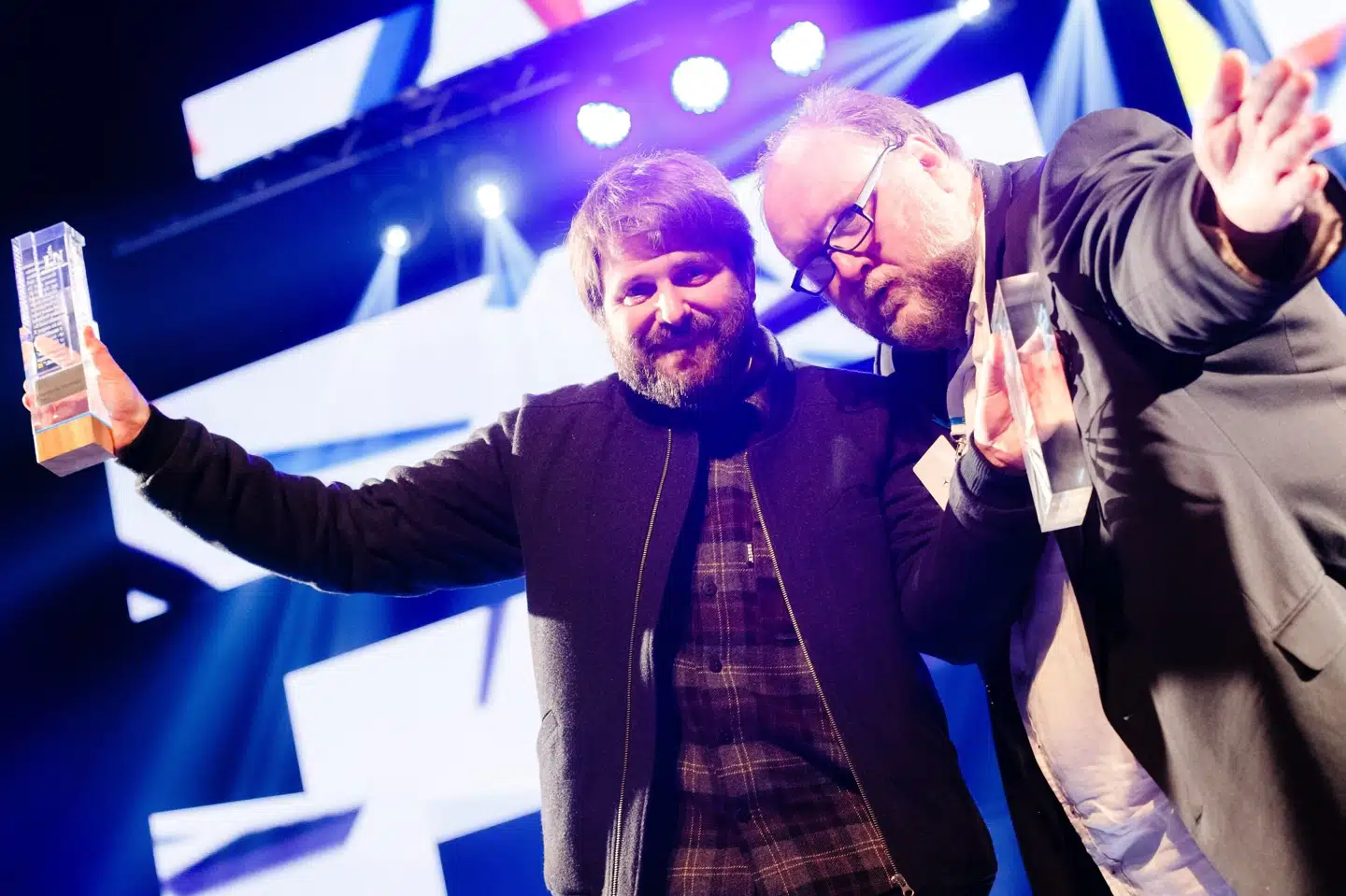 Ifølge Politiken er "Hygge" Dagur Karis første spillefilm i otte år. Filminstruktøren ses til venstre. (Arkivfoto).