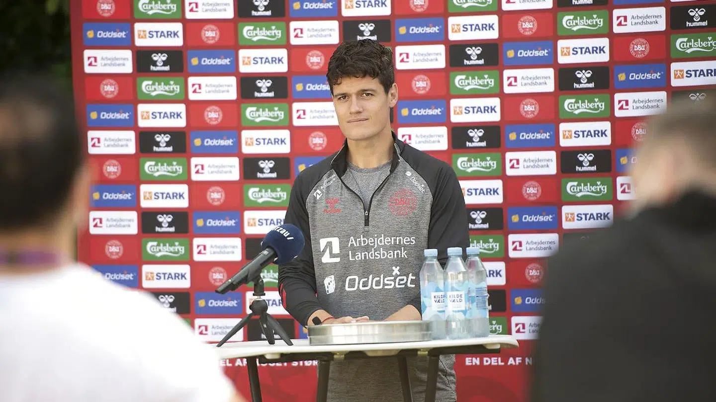 Christian Nørgaard nød fridagen mandag.