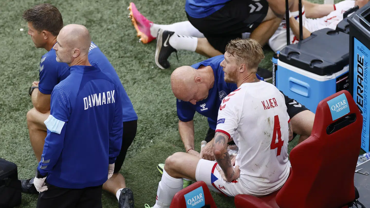 Kasper Hjulmand er optimistisk omkring Simon Kjær forud for lørdagens kvartfinale i Baku.