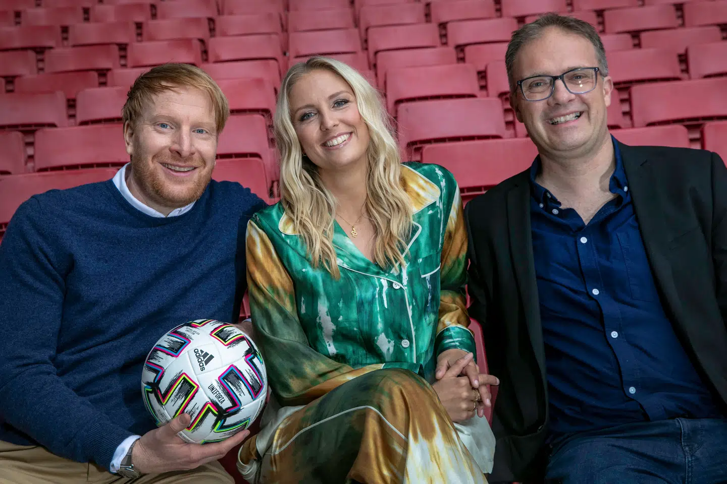 Andreas Kraul, Josefine Høgh og Henrik Liniger fra DR.