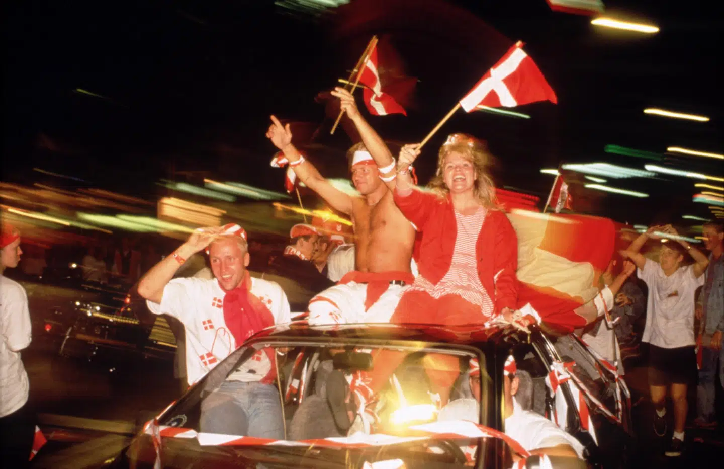 Dansk jubel da vi den 26. juni 1992 vandt EM i fodbold.