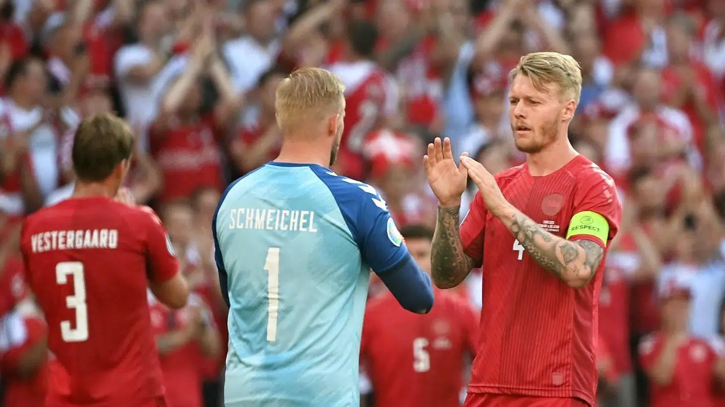 Kjær og Schmeichel hylder opbakningen fra danskerne.