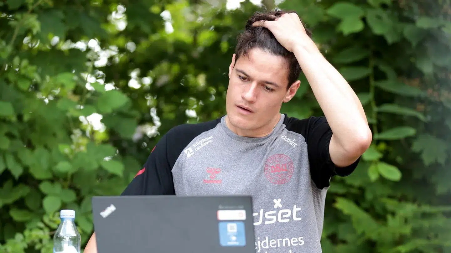 Nørgaard kom ind i EM-truppen med en skade.