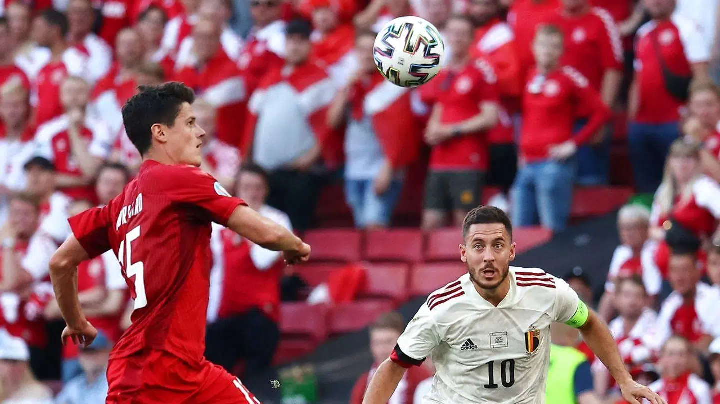 Nørgaard kom ind mod Belgien som den første indskifter.