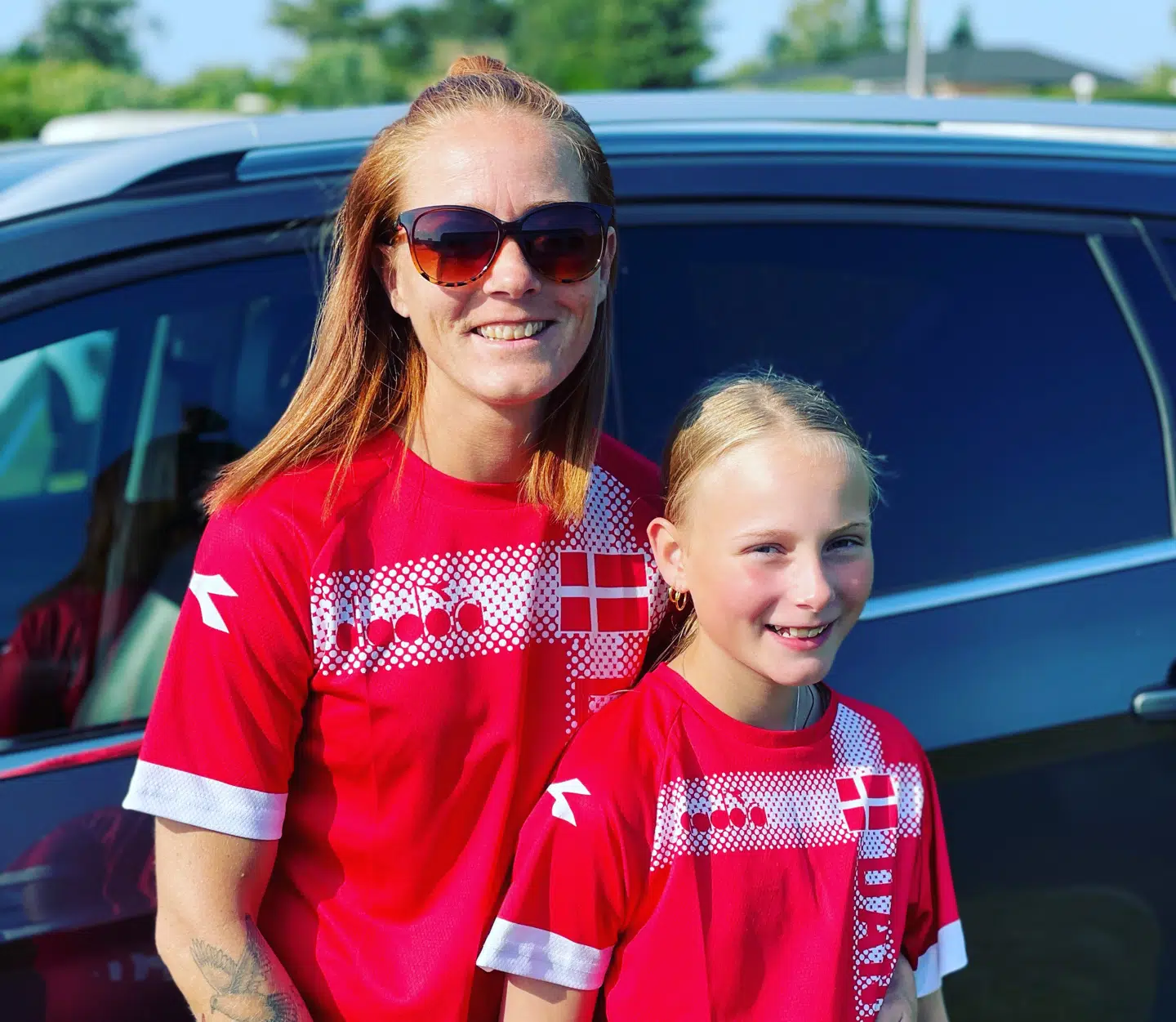 Karina Mundberg og datteren Nikoline.