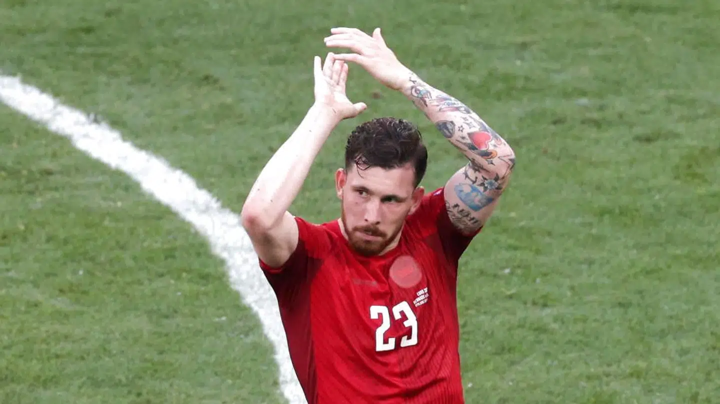 Højbjerg var imponeret af fansene i Parken mod Belgien.