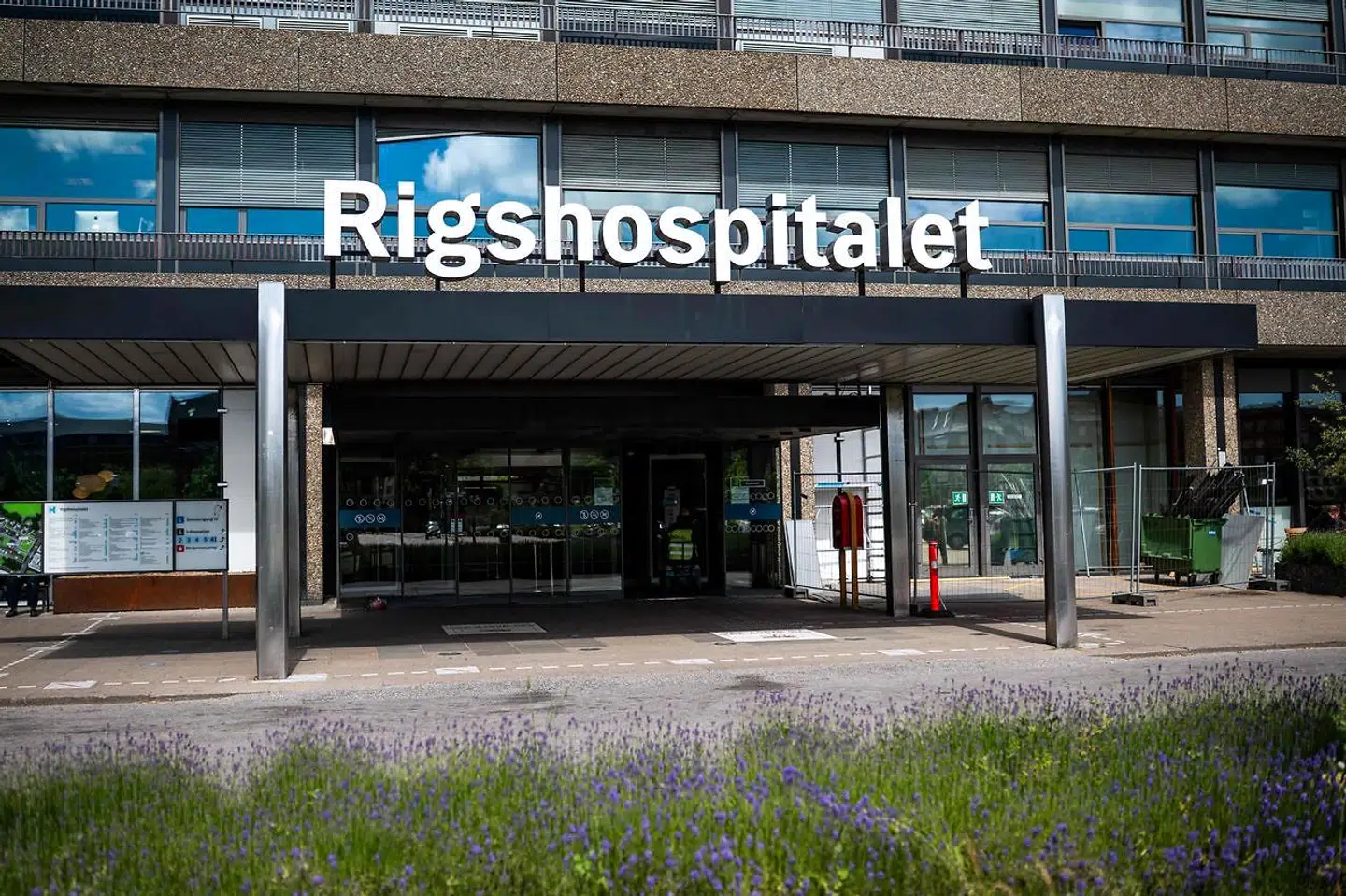A photo taken on June 13, 2021 shows the Rigshopitalet hospital in Copenhagen, where Denmark's midfielder Christian Eriksen is hospitalized after he collapsed on the pitch during the UEFA EURO 2020 Group B football match between Denmark and Finland on June 12. (Photo by JONATHAN NACKSTRAND / AFP)