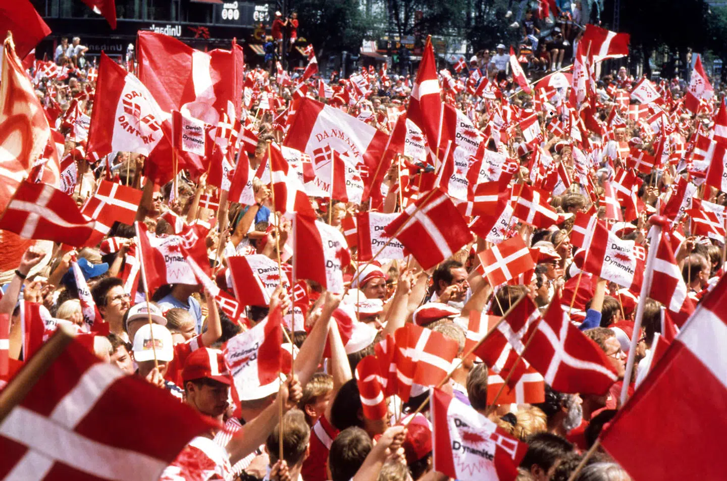 Rådhuspladsen 27. juni 1992.