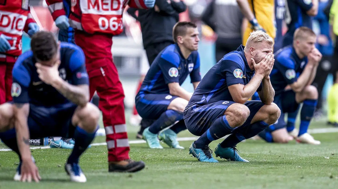 Findland var også i chok, kan man tydeligt se.