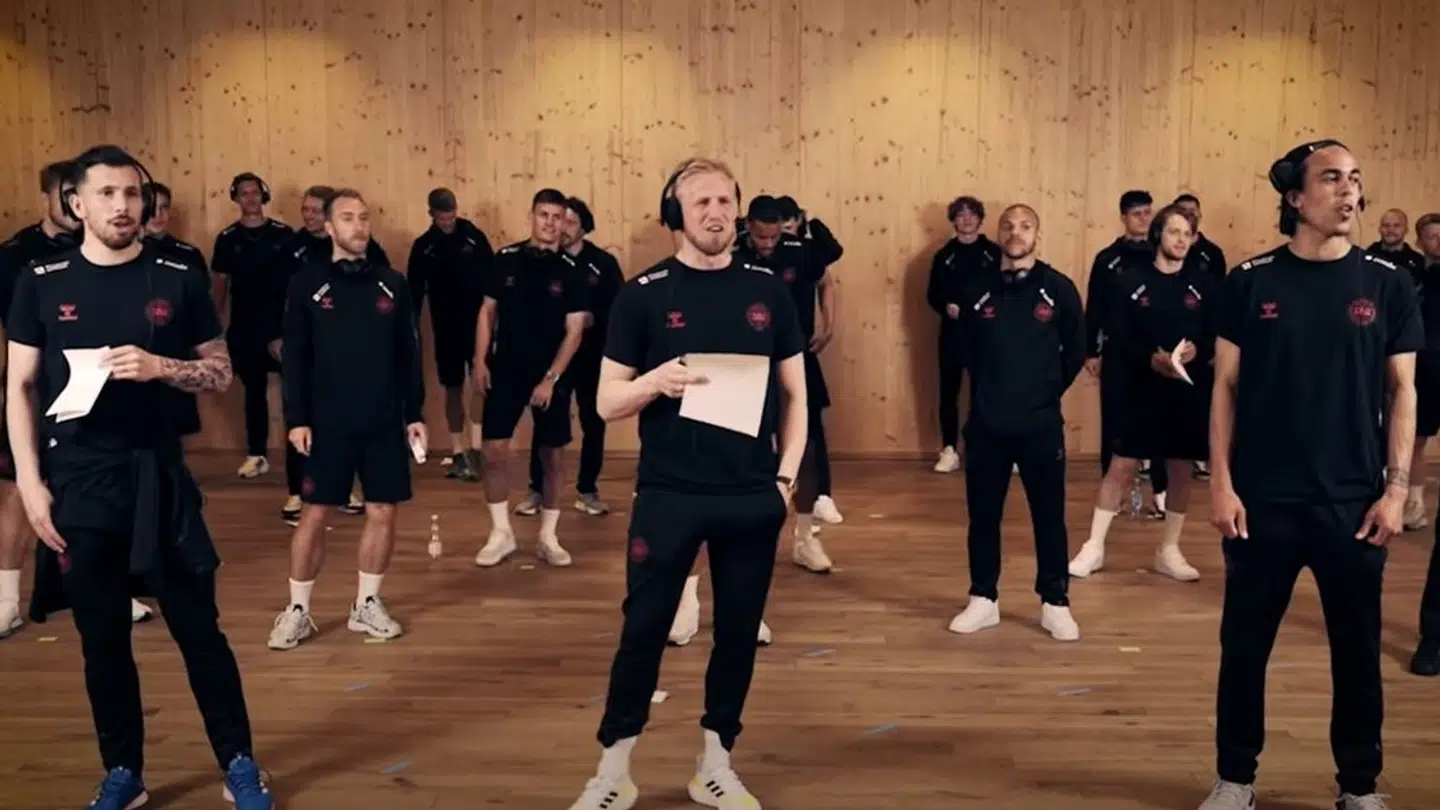 Martin Braithwaite (th. i anden række).