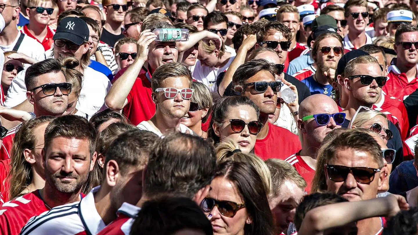 Ved VM-slutrunden i 2018 var der storskærmsarrangementer over hele landet, men sådan bliver det ikke denne sommer.