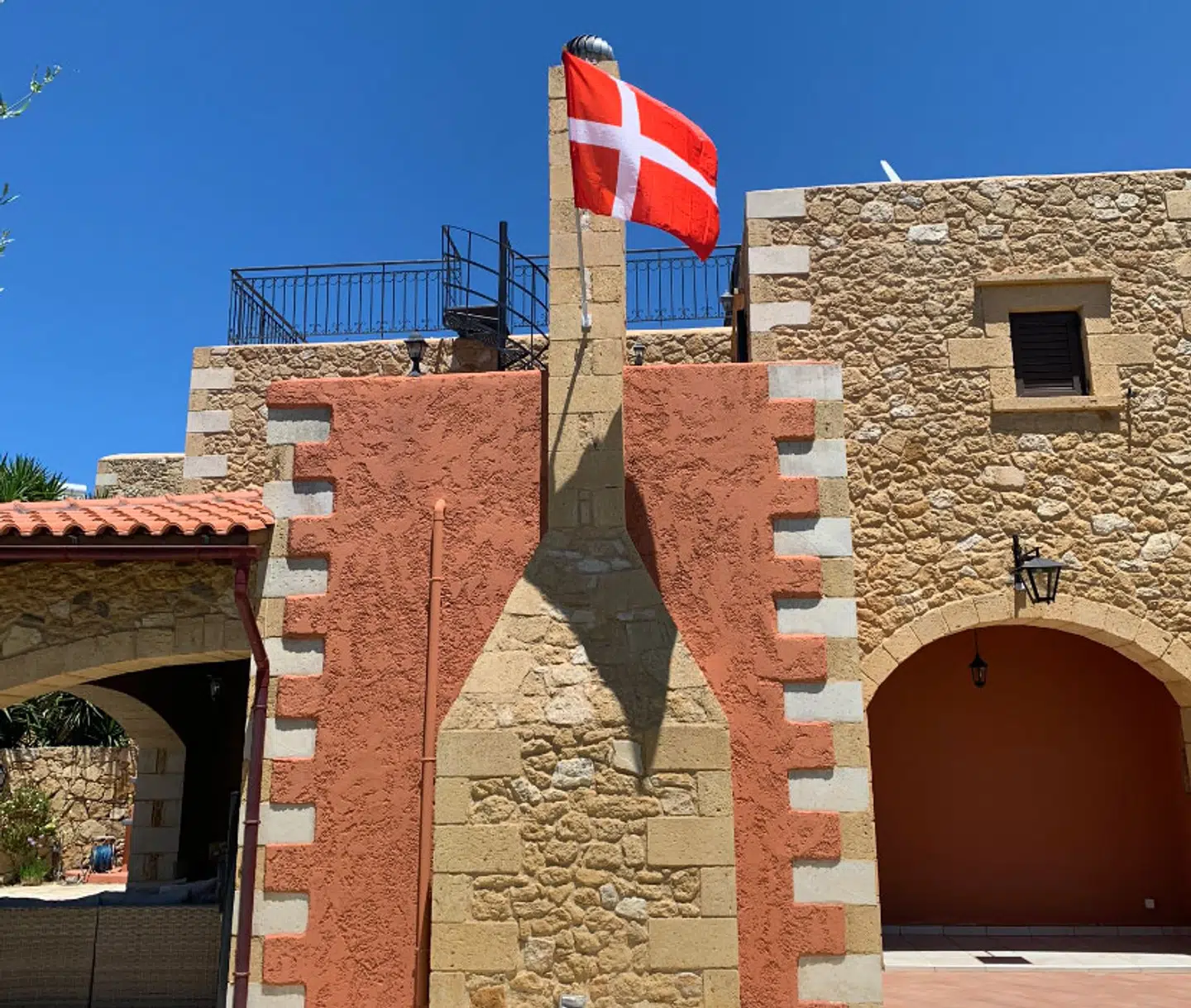 Flag på Kreta.