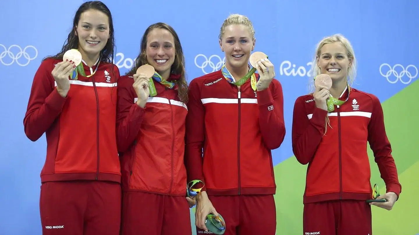 Jeanette Ottesen var med til at vinde OL-bronze i holdmedley i Rio i 2016.