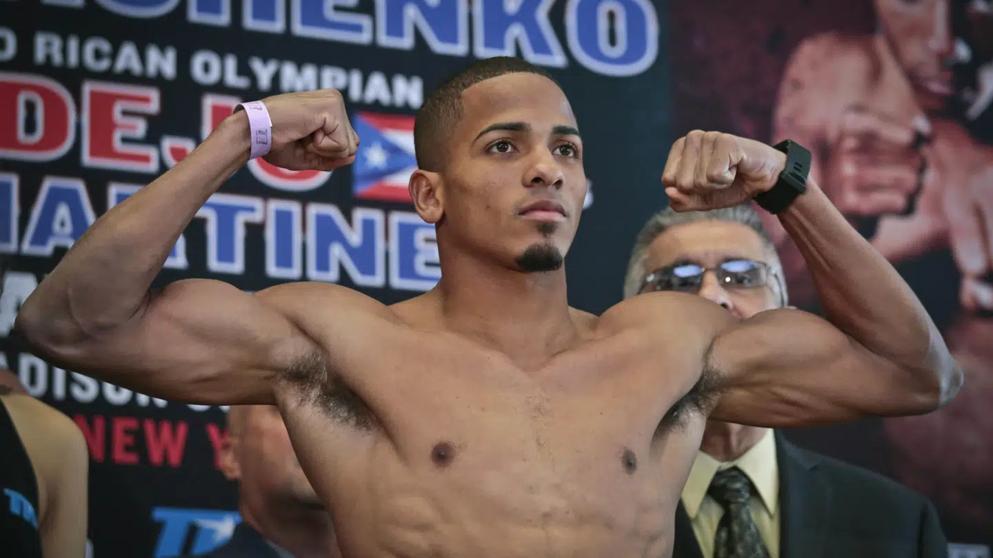 27-årige Felix Verdejo fra Puerto Rico er blevet sigtet for drabet på sin elskerinde og deres ufødte barn. (Arkivfoto) Bebeto Matthews/Ritzau Scanpix
