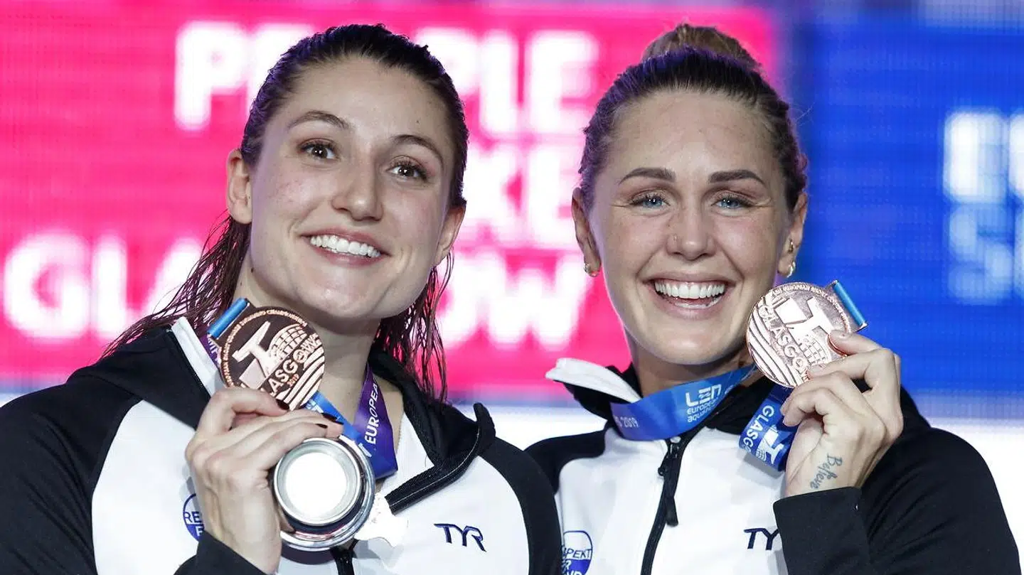 Emilie Beckmann og Jeanette Ottesen til EM på kortbane i 2019, hvor de kom ind i samme tid og begge fik en bronzemedalje ved mesterskaberne i Glasgow.