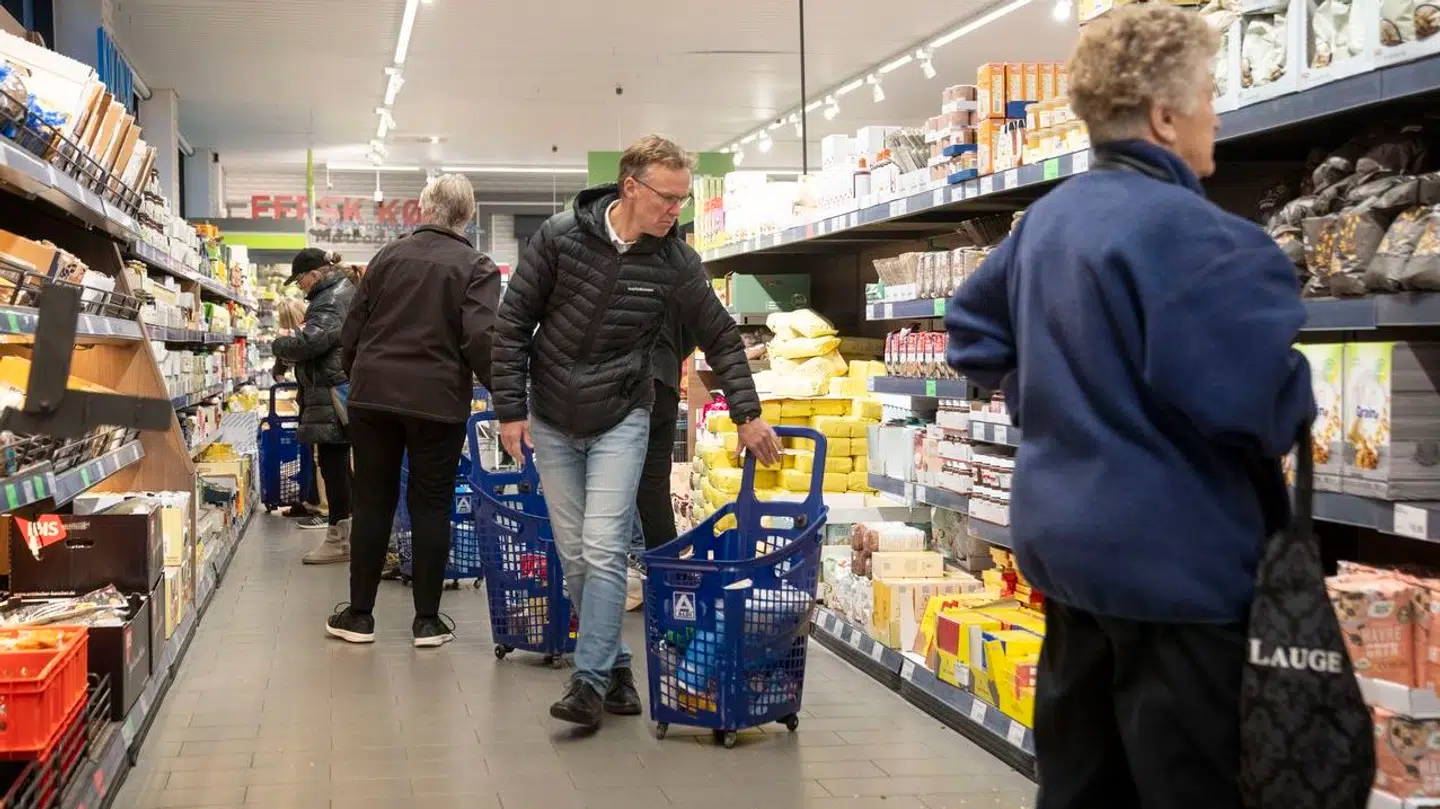 Der har tidligere været mange kunder til Aldis ophørsudsalg, her på Runevej i Aarhus.