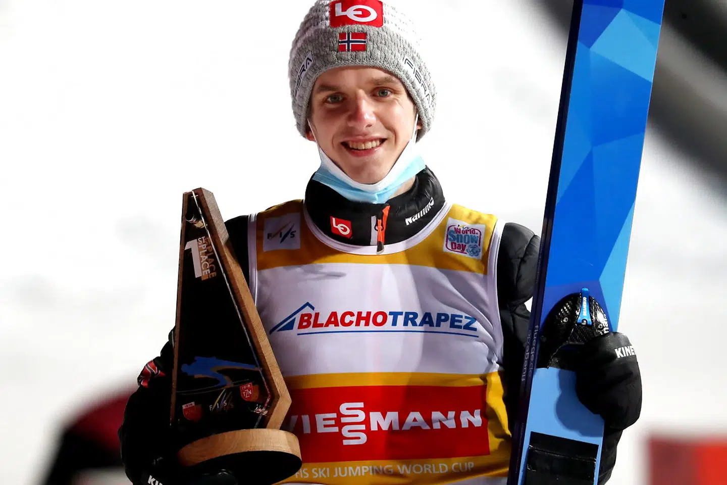 Norske Halvor Egner Granerud er bekræftet smittet med corona. (EPA/Grzegorz Momot)