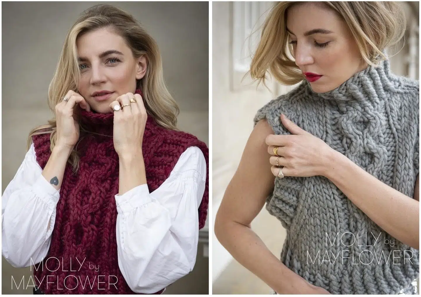 AlvaVesten fra Molly by Mayflower - Vest gratis strikkeopskrift str. S -XL