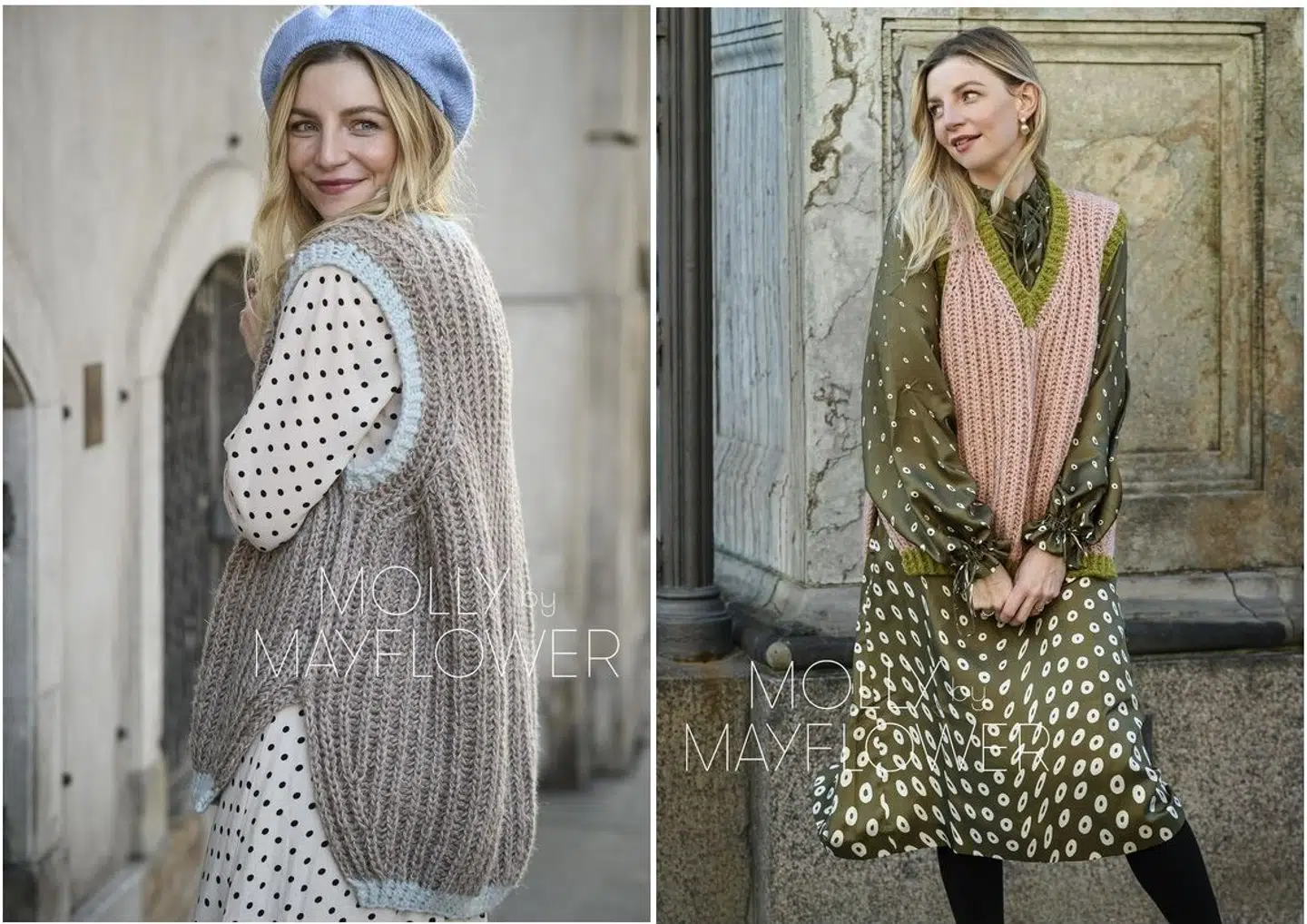 IdaVesten Molly By Mayflower - Vest gratis strikkeopskrift str. S -XXL