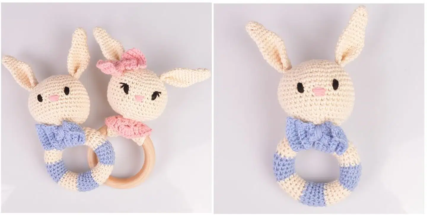 Kaninrangler - gratis hækleopskrift