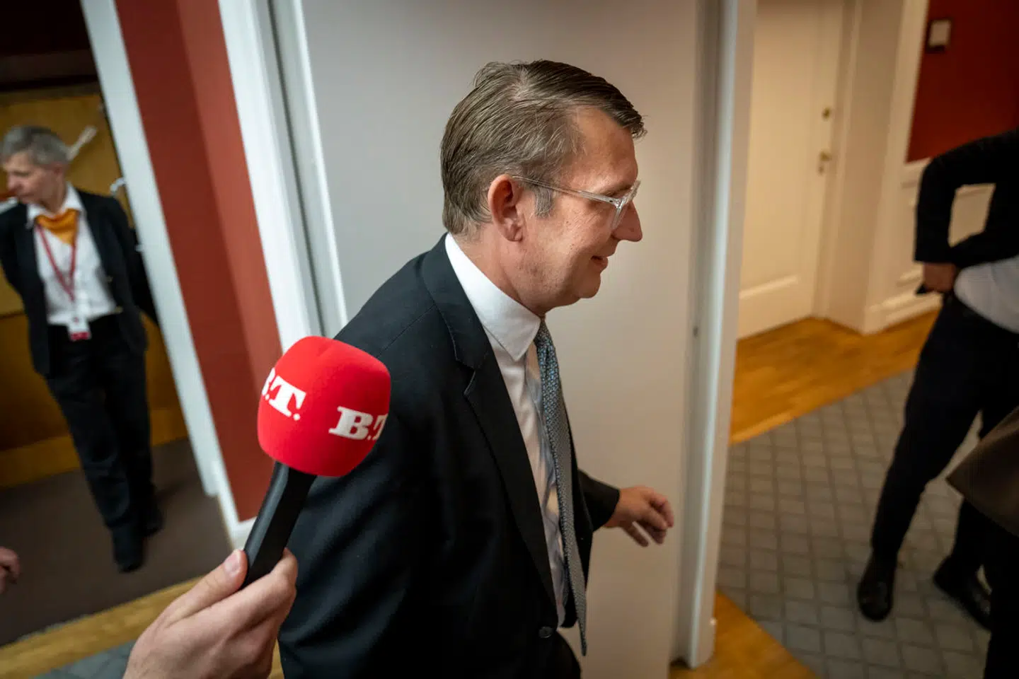 Troels Lund Poulsen havde onsdag ikke lyst til at svare på Helle Thornings kritik.