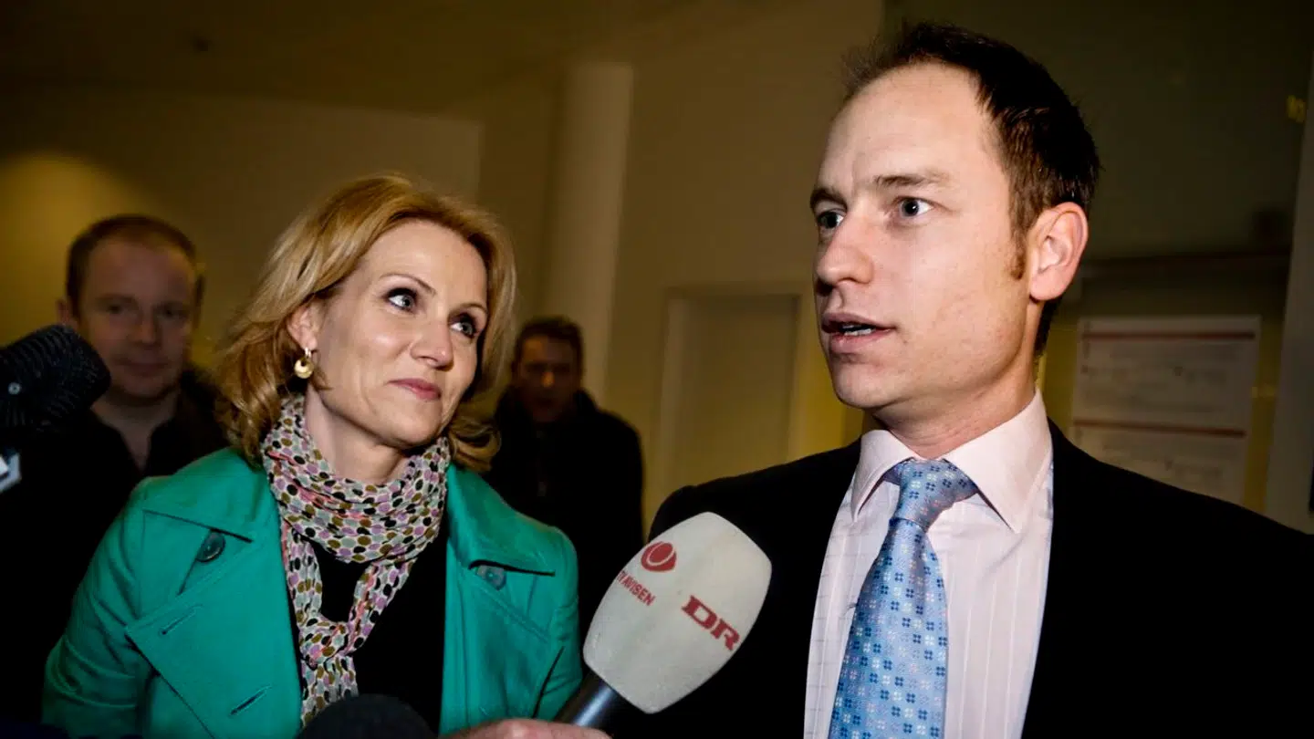 Helle Thorning-Schmidt og hendes mand i 2008.