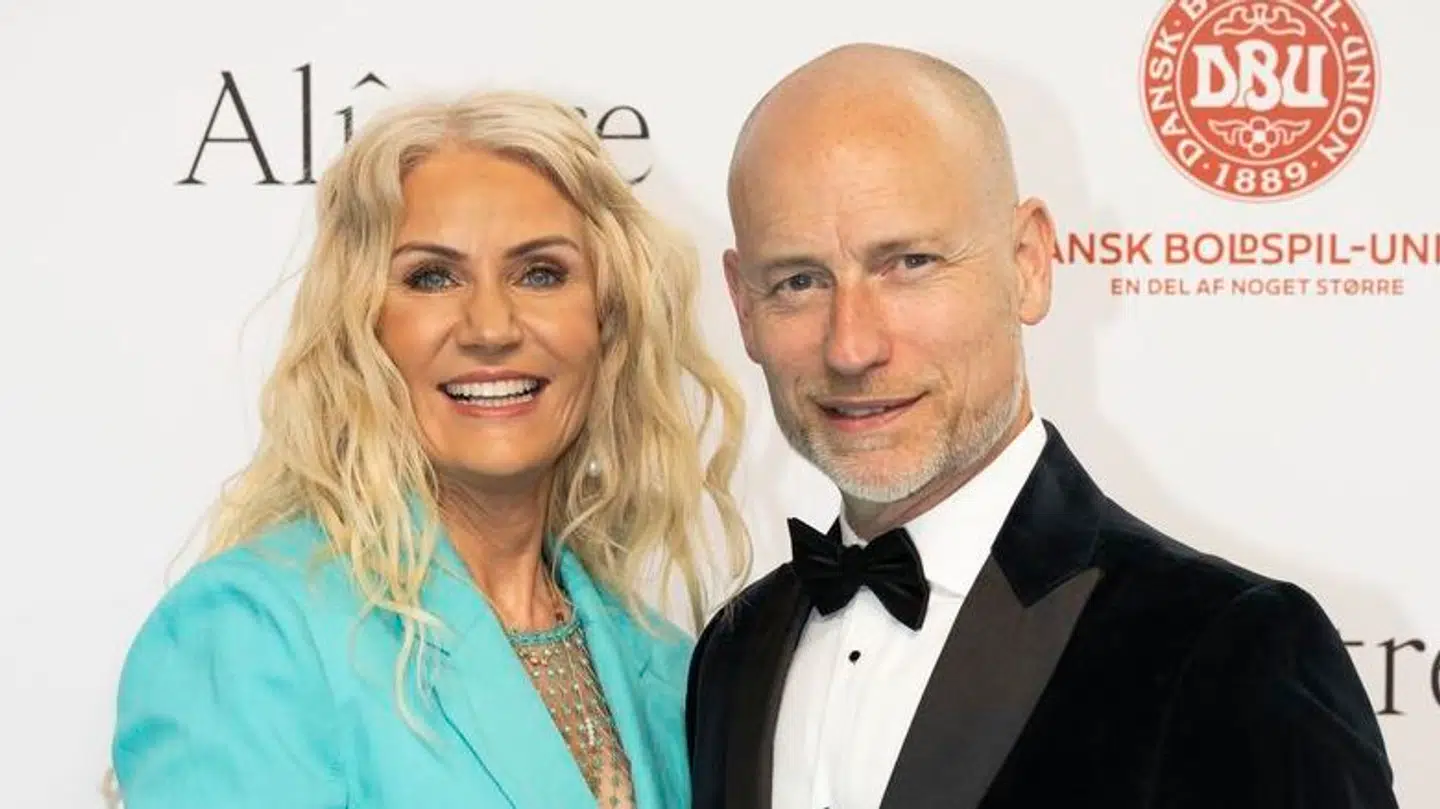 Helle Thorning Schmidt og hendes mand i 2023.