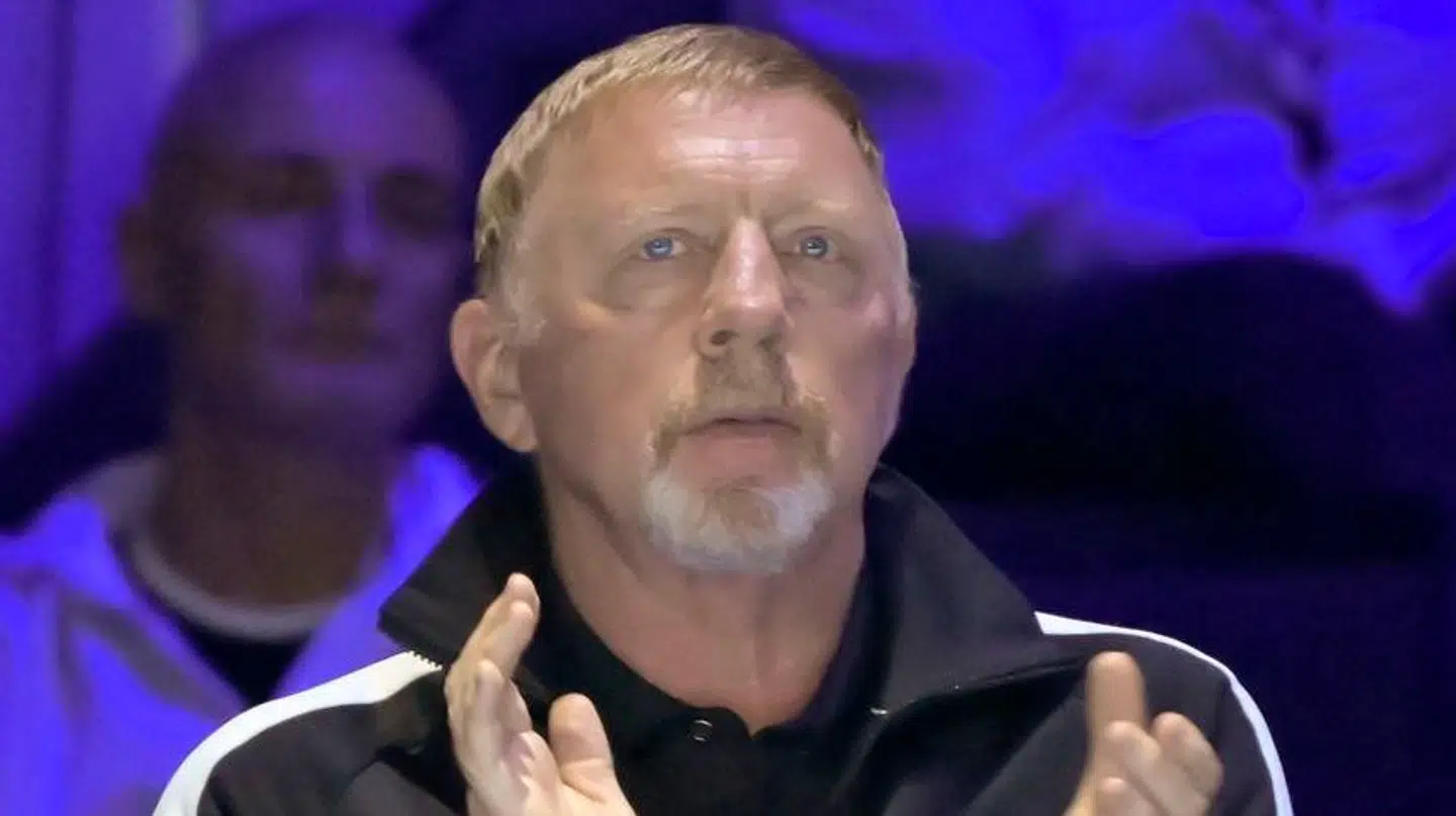 Boris Becker i Holger Runes boks tirsdag aften.