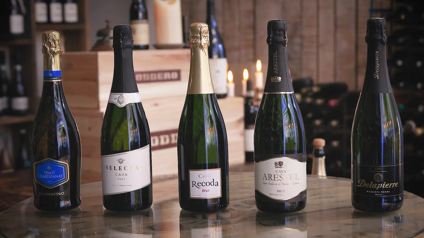 Fra venstre: Rema 1000, Aldi, Fakta, Lidl, Netto.