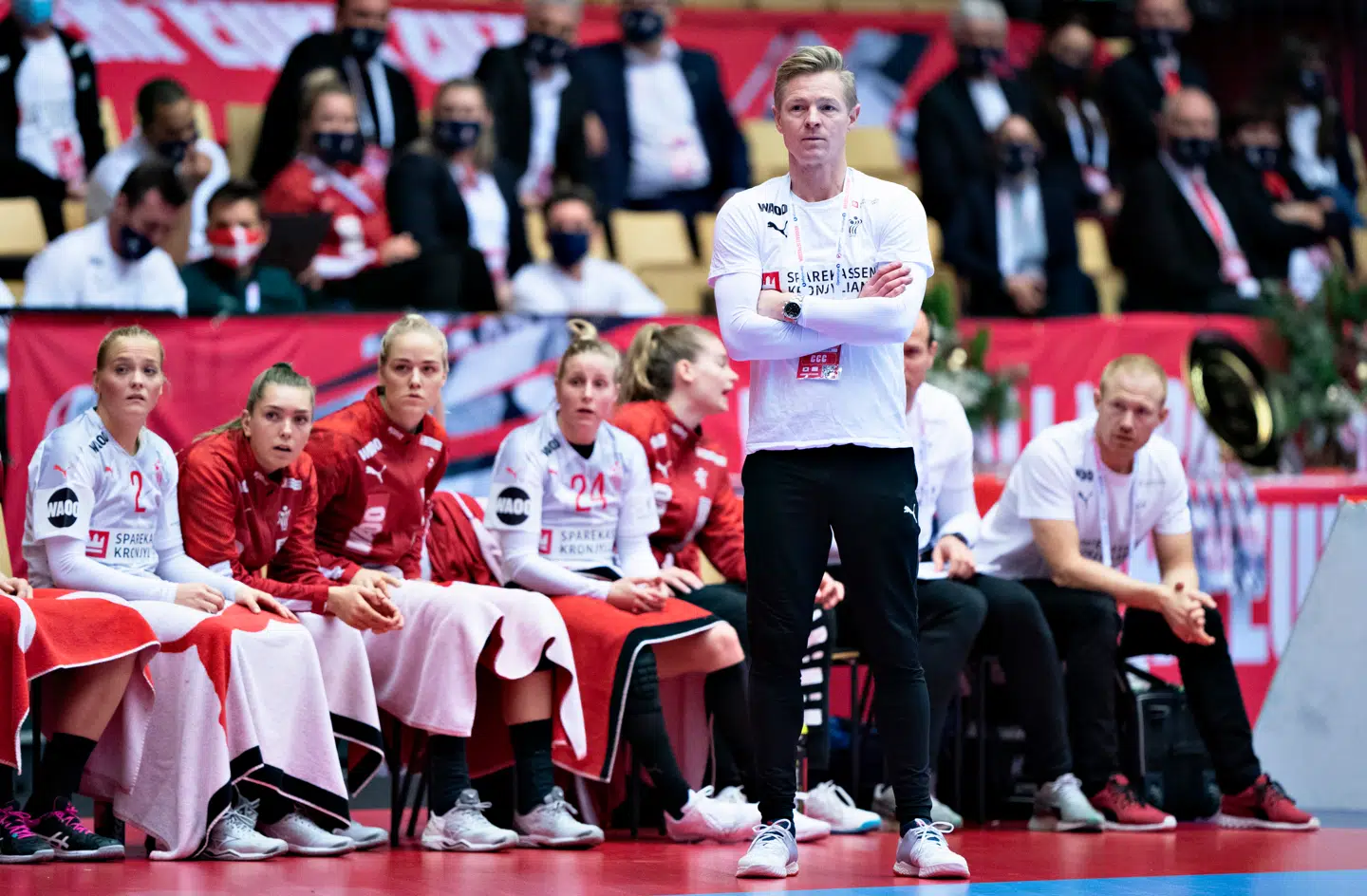 Coach Jesper Jensen of Denmark in the EHF Euro 2020 European Women's Bronze-Medal Match between Croatia and Denmark at Jyske Bank Boxen in Herning in Denmark, on December 20, 2020. (Foto: Henning Bagger/Ritzau Scanpix)