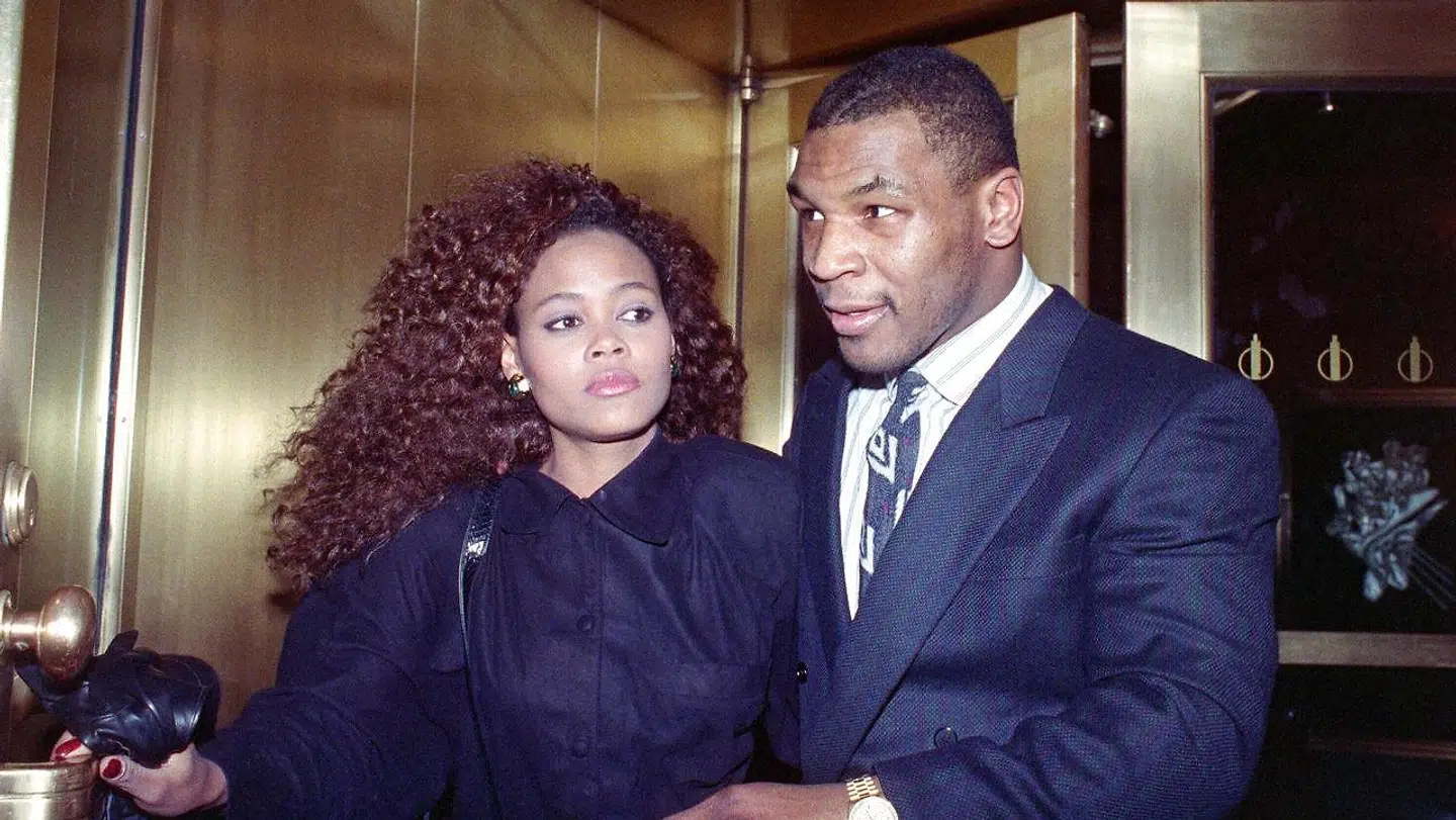 Robin Givens og Mike Tyson.