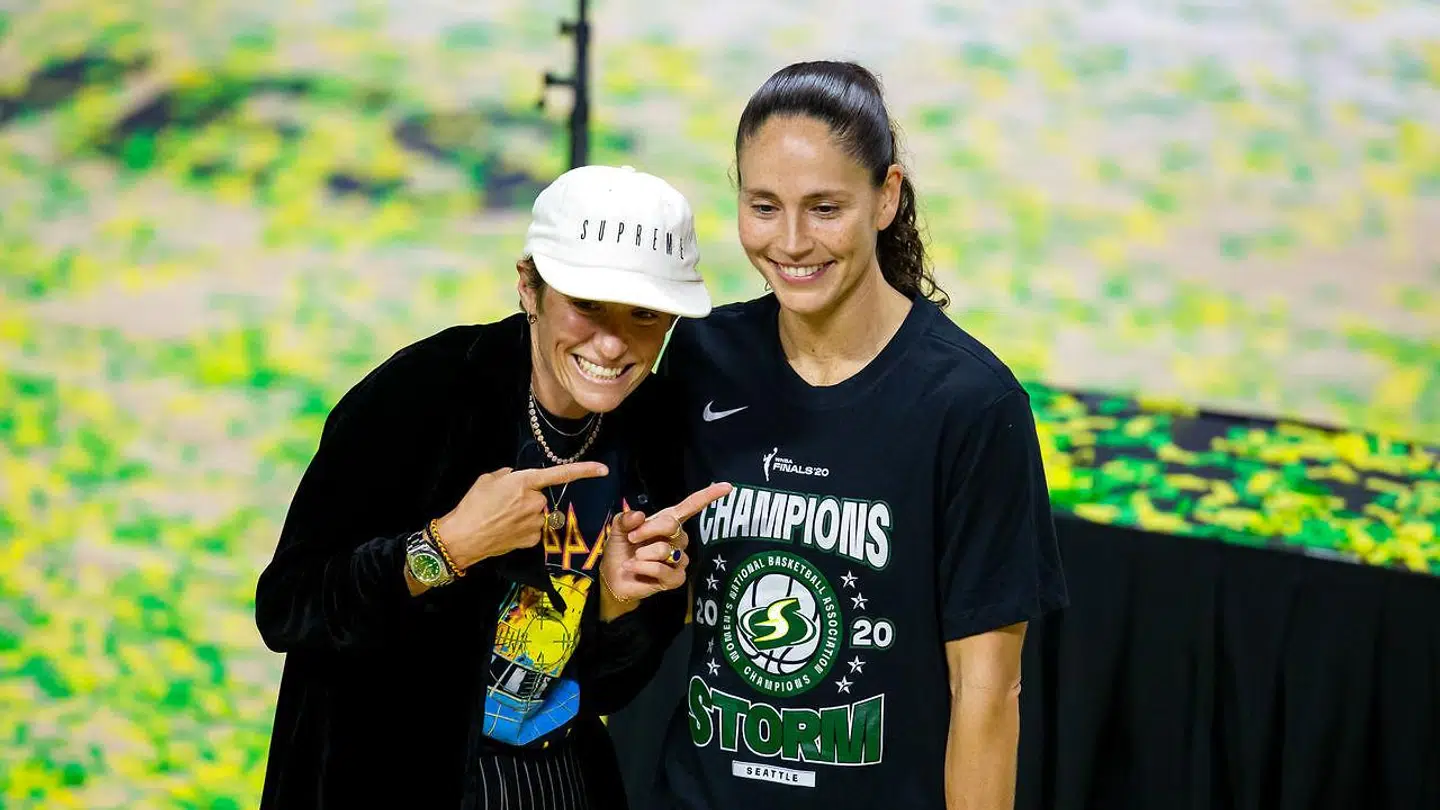 Parret efter Sue Birds seneste WNBA-mesterskab.
