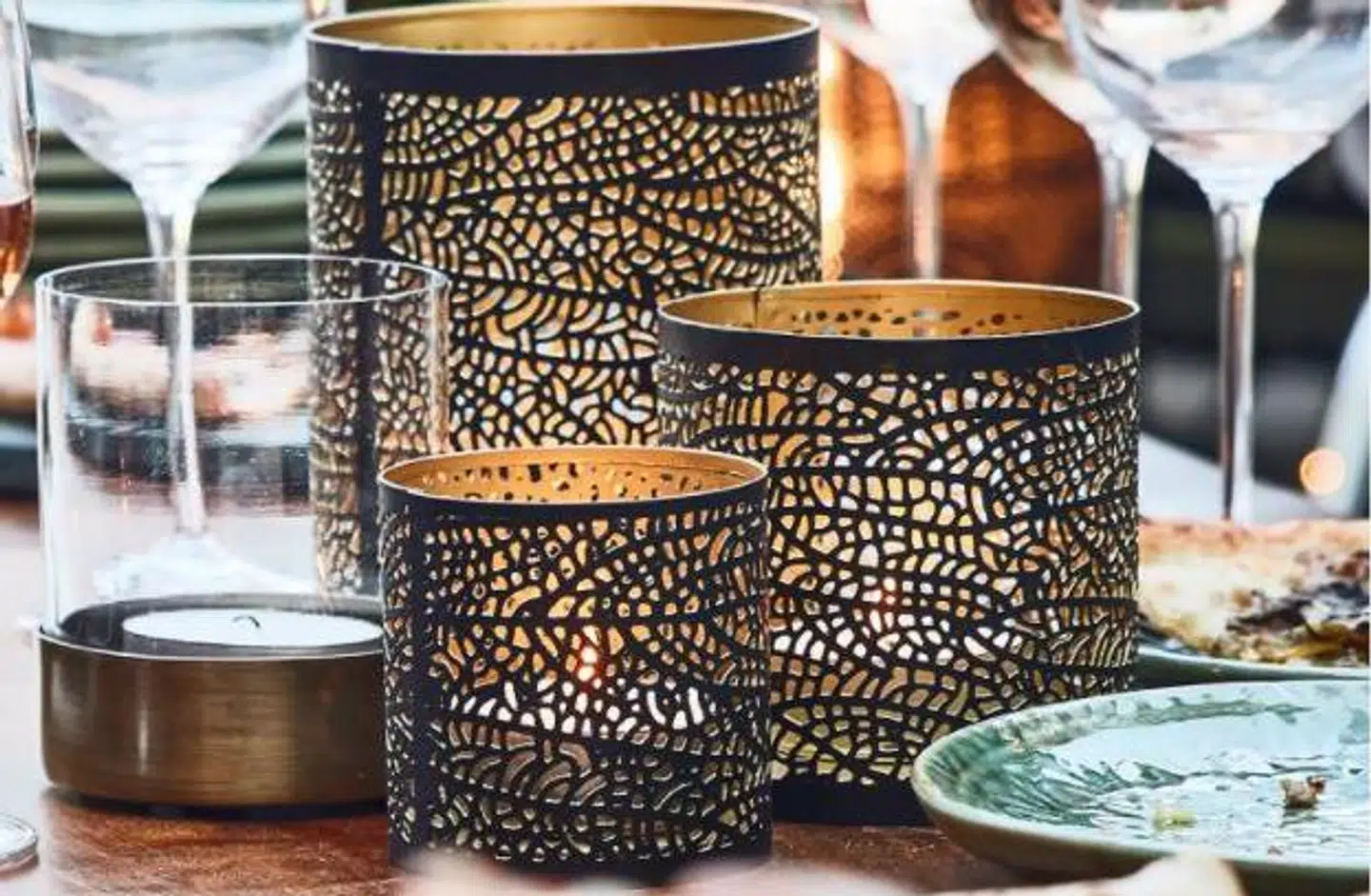 Aruba fyrfadsstager 3-pak