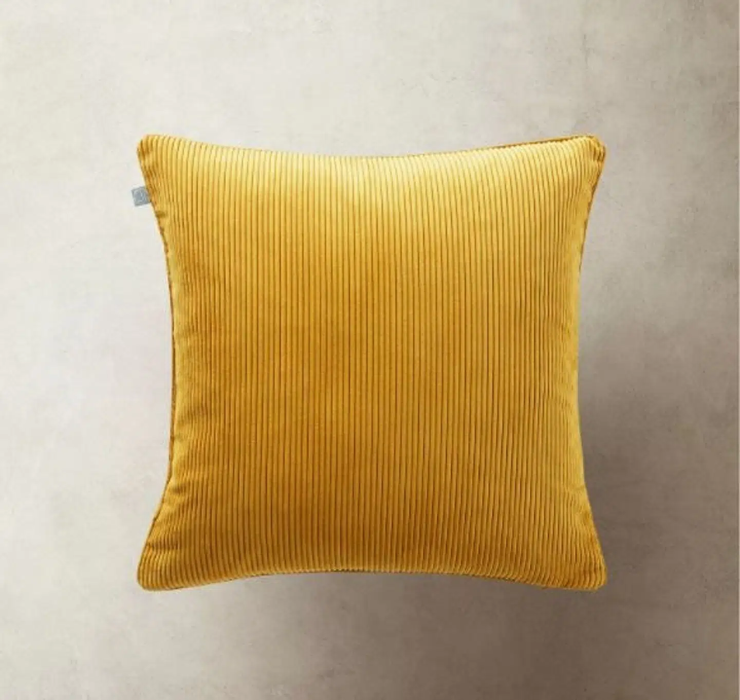 Coordie pudebetræk i sennepsgul