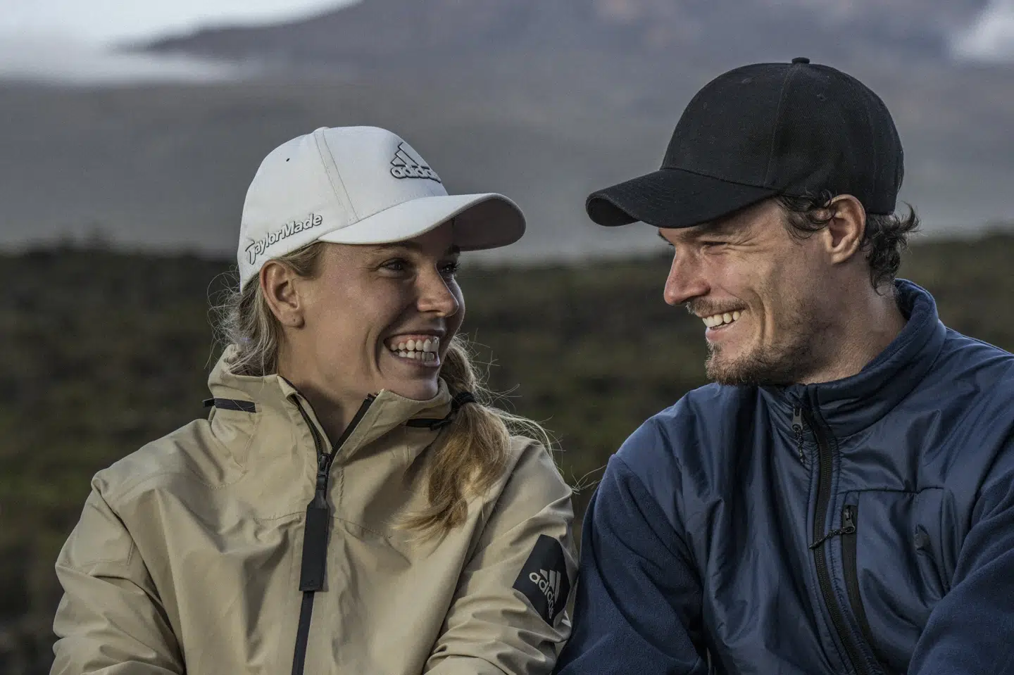 Caroline Wozniacki og storebror Patrik Wozniacki.