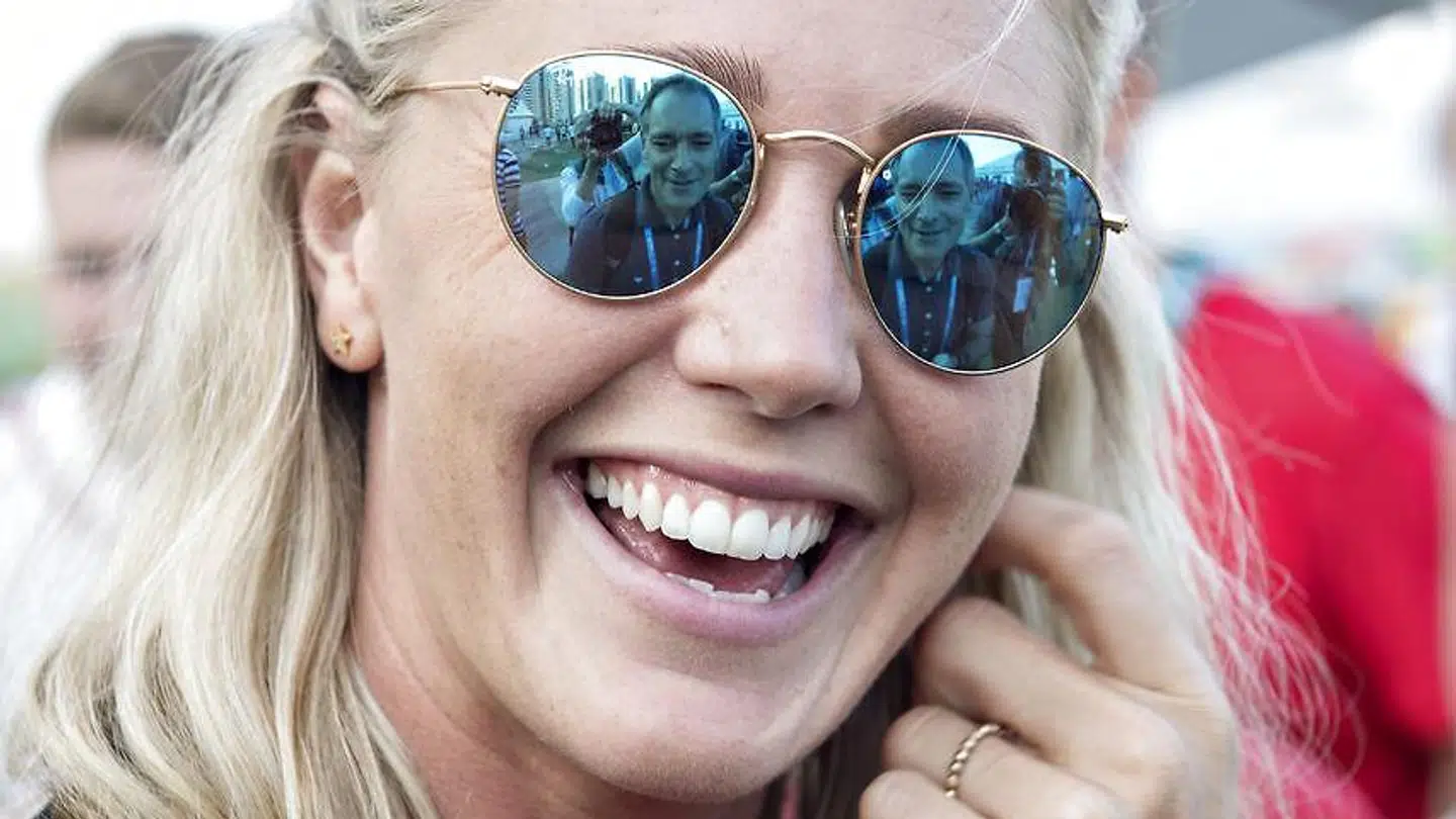 Jeanette Ottesen til OL i 2018.