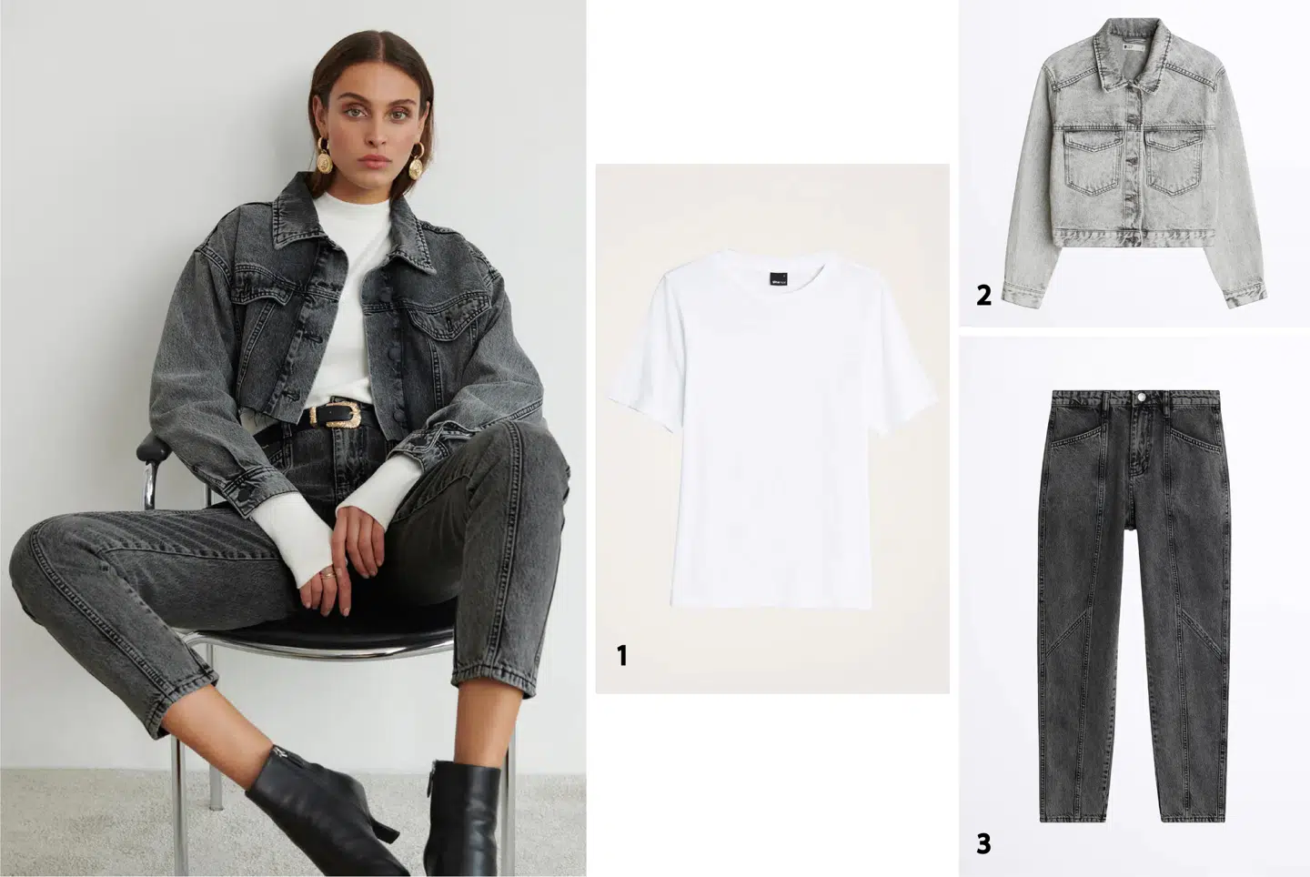 9. Styling: Det mørke denim look.