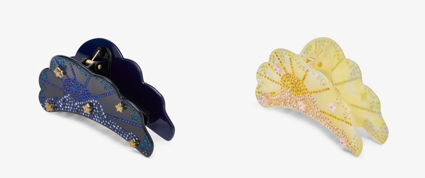 STINE GOYA Landscape hårpynt i gul