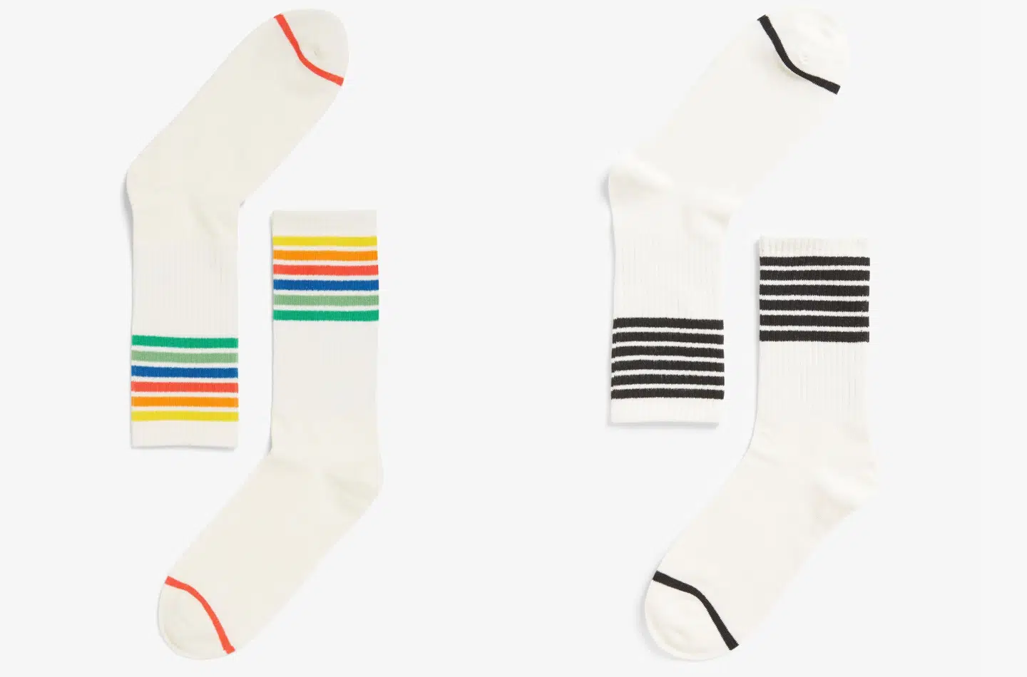 Stribede strømper pifter altid dit sneaker game op til det næste niveau.
