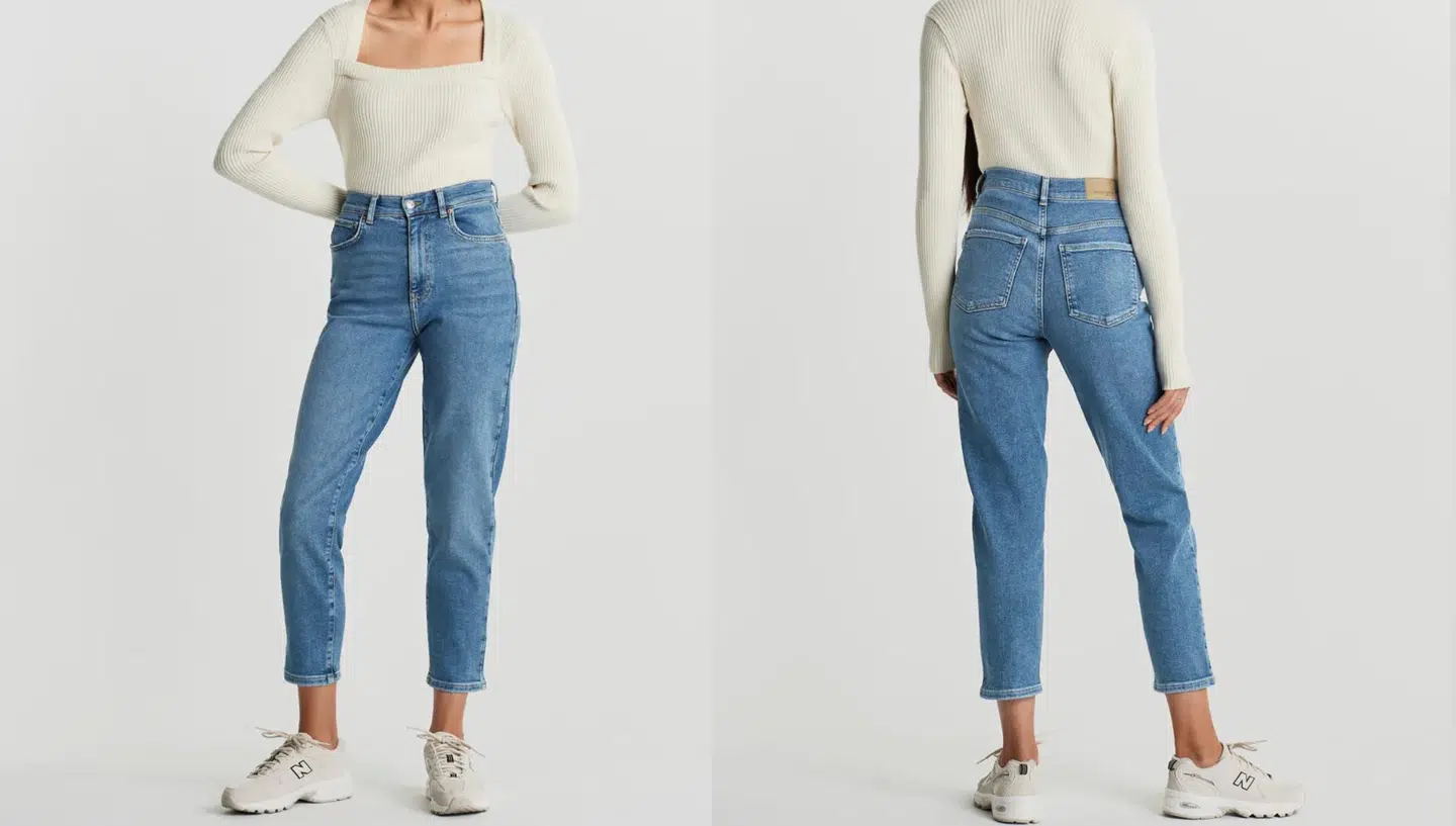 Comfy mom jeans fra Gina Tricot