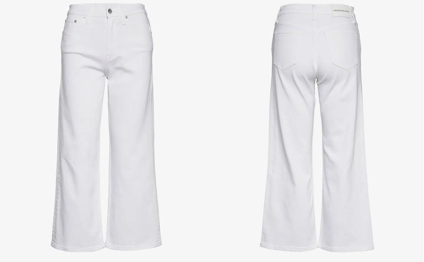 Jeans med brede ben er in igen.