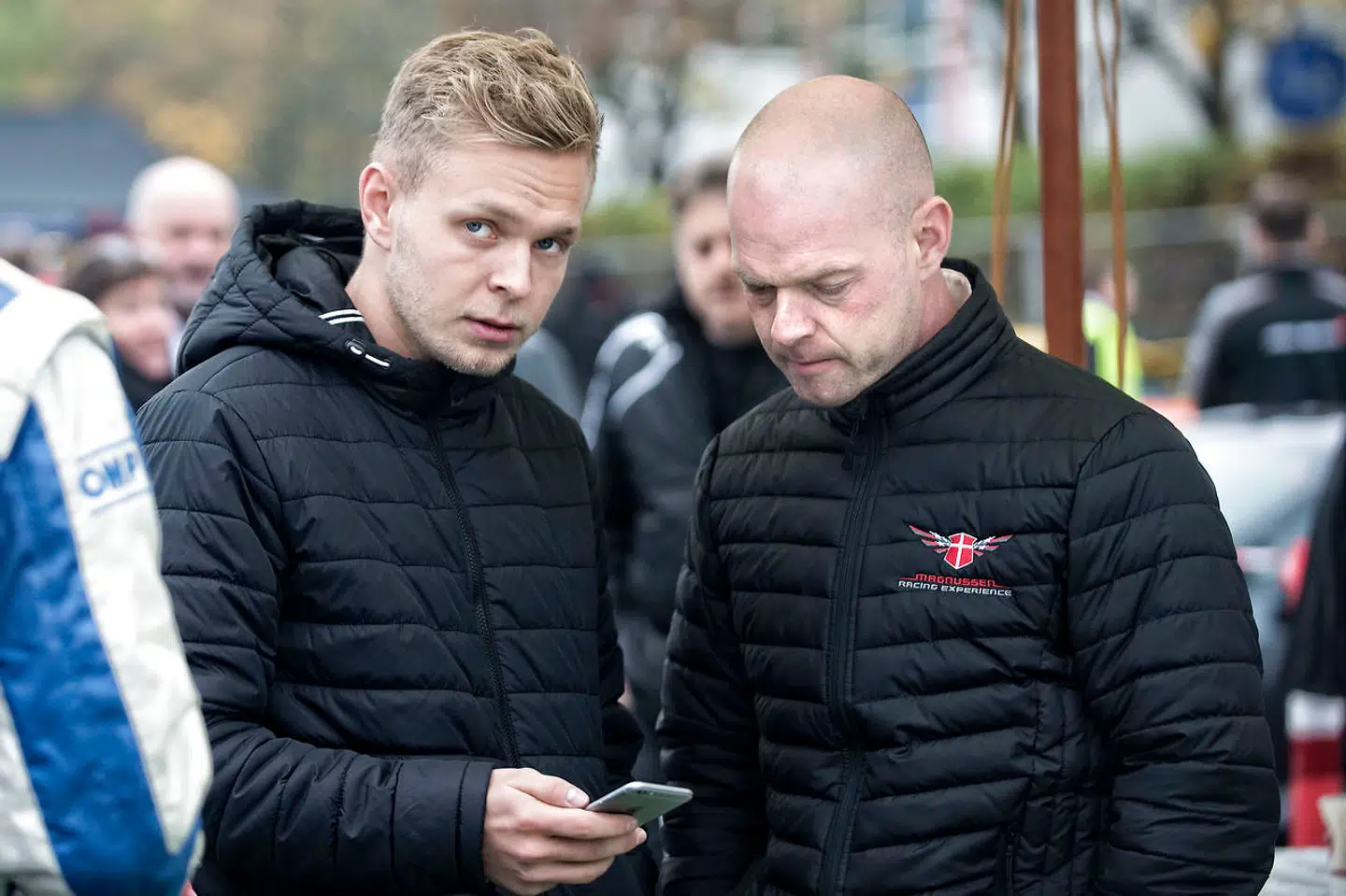 Kevin (tv.) og Jan Magnussen har været til utallige løb sammen, men det langtfra altid været nemt.