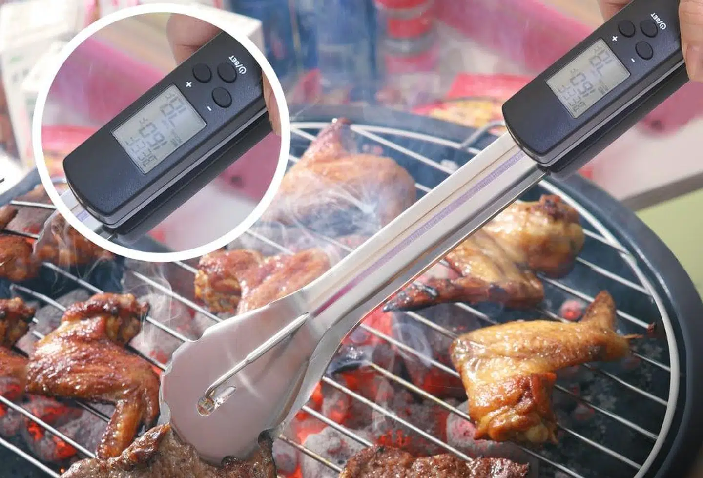 Mingle Grilltang med indbygget termometer