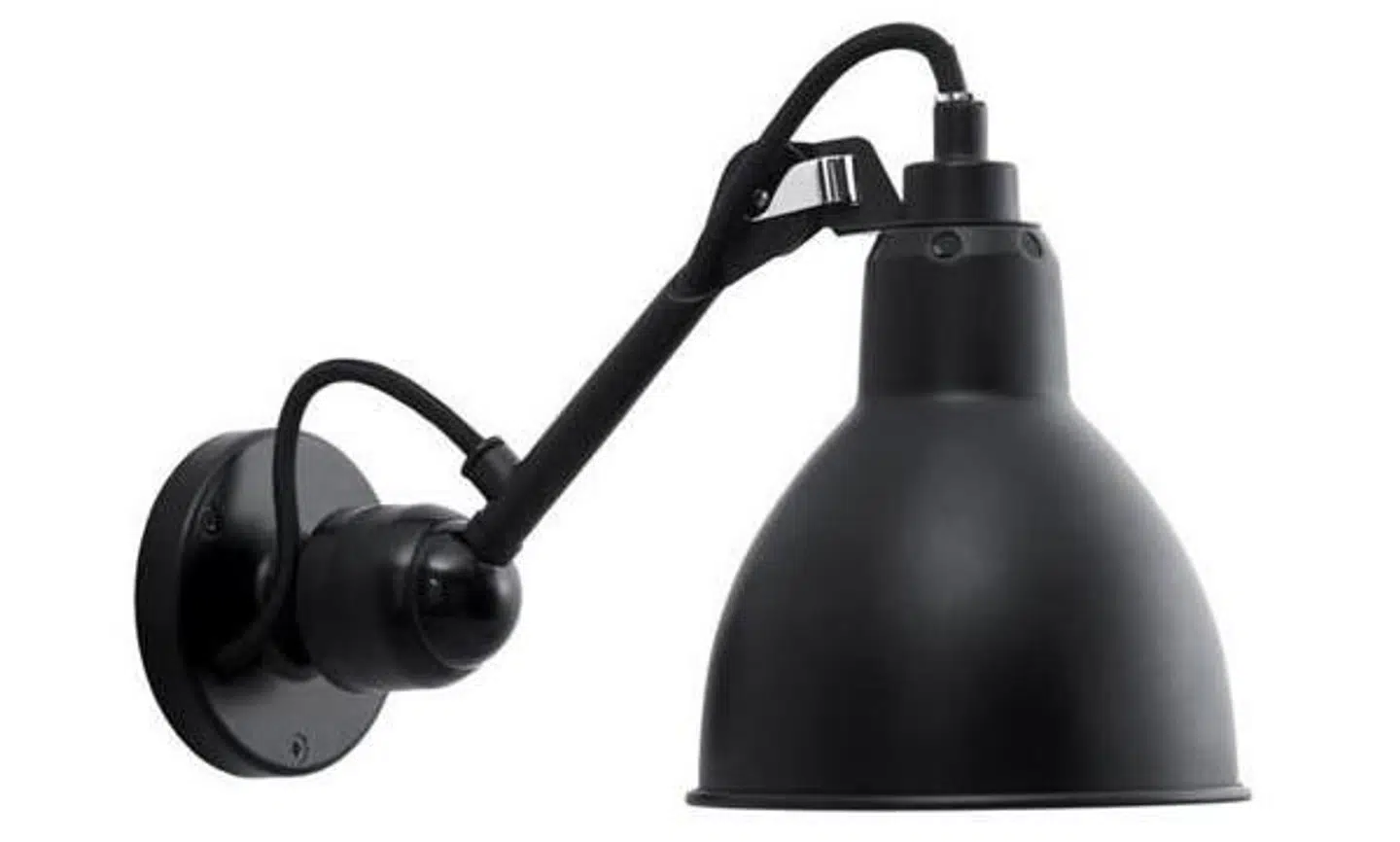 Design: Bernard-Albin Gras for Lampe GrasLampe Gras N304 Væglampe Mat Sort Hardwired