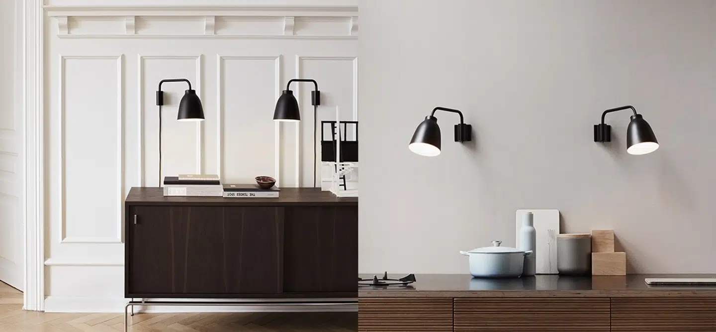 Lightyears Caravaggio Read Væglampe SortDesign: Cecilie Manz for Lightyears.