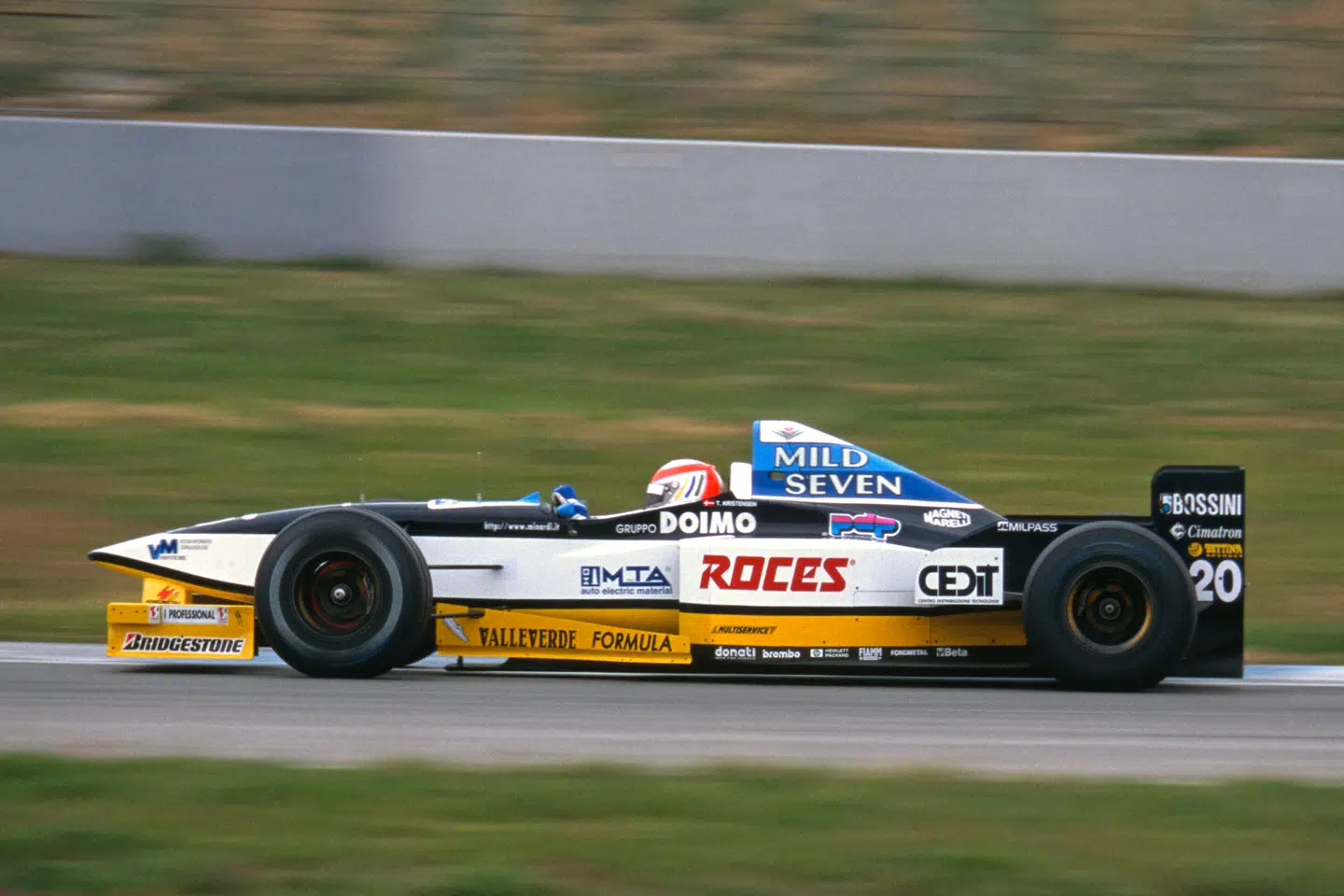 Tom Kristensen i Minardi i december 1997. Han kunne starte Formel 1-sæsonen 1998 for det lille team gratis, men afslog tilbuddet.